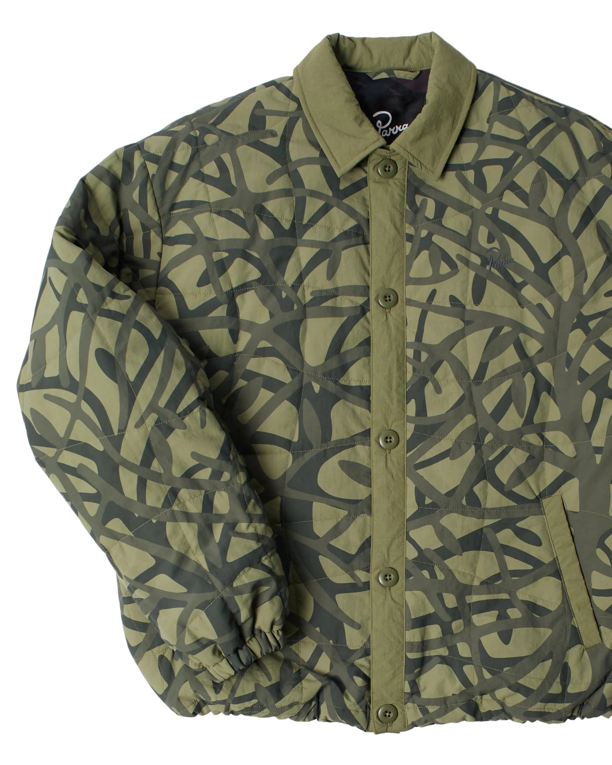 A Forest Quilted Jacket | Green
