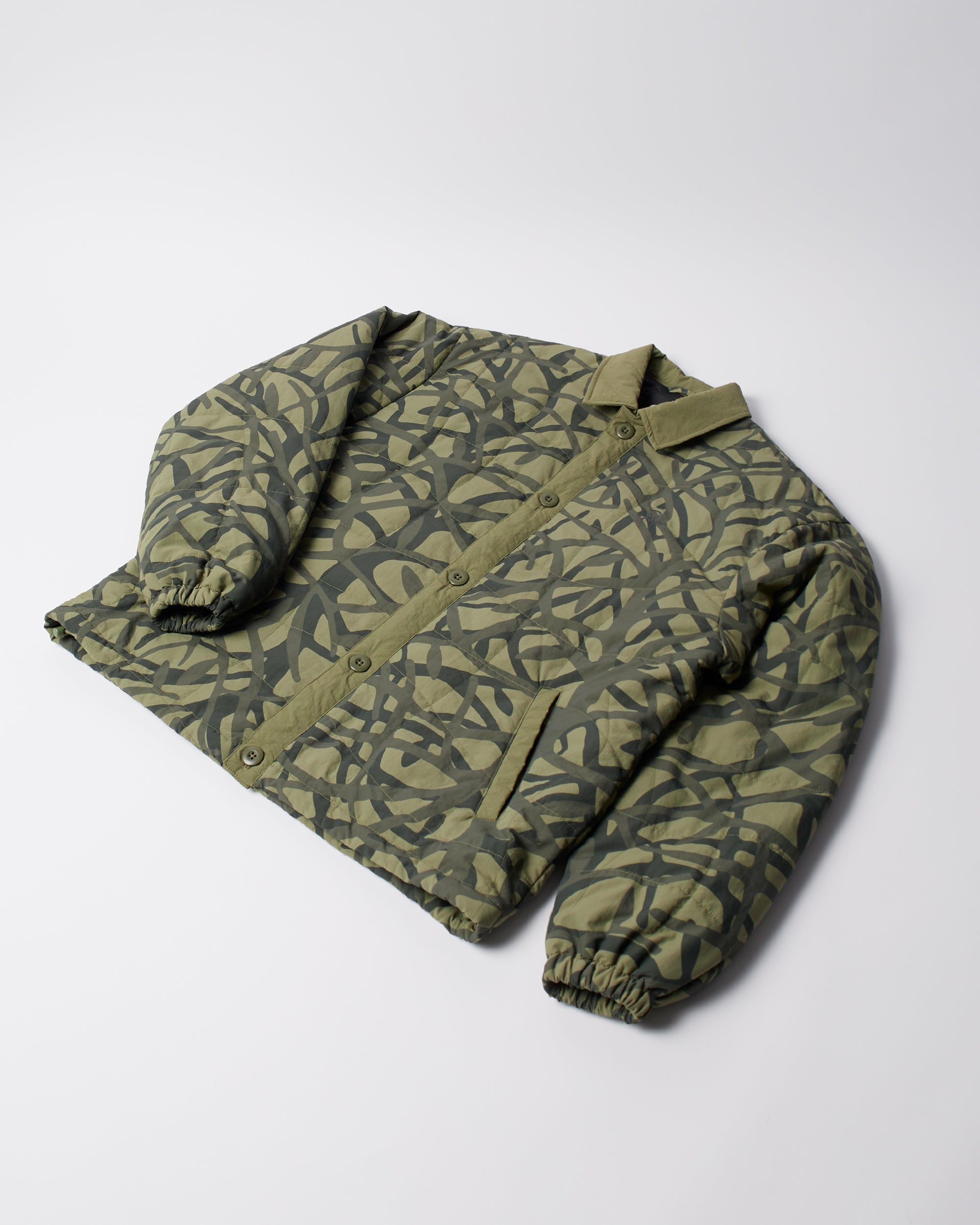 A Forest Quilted Jacket | Green