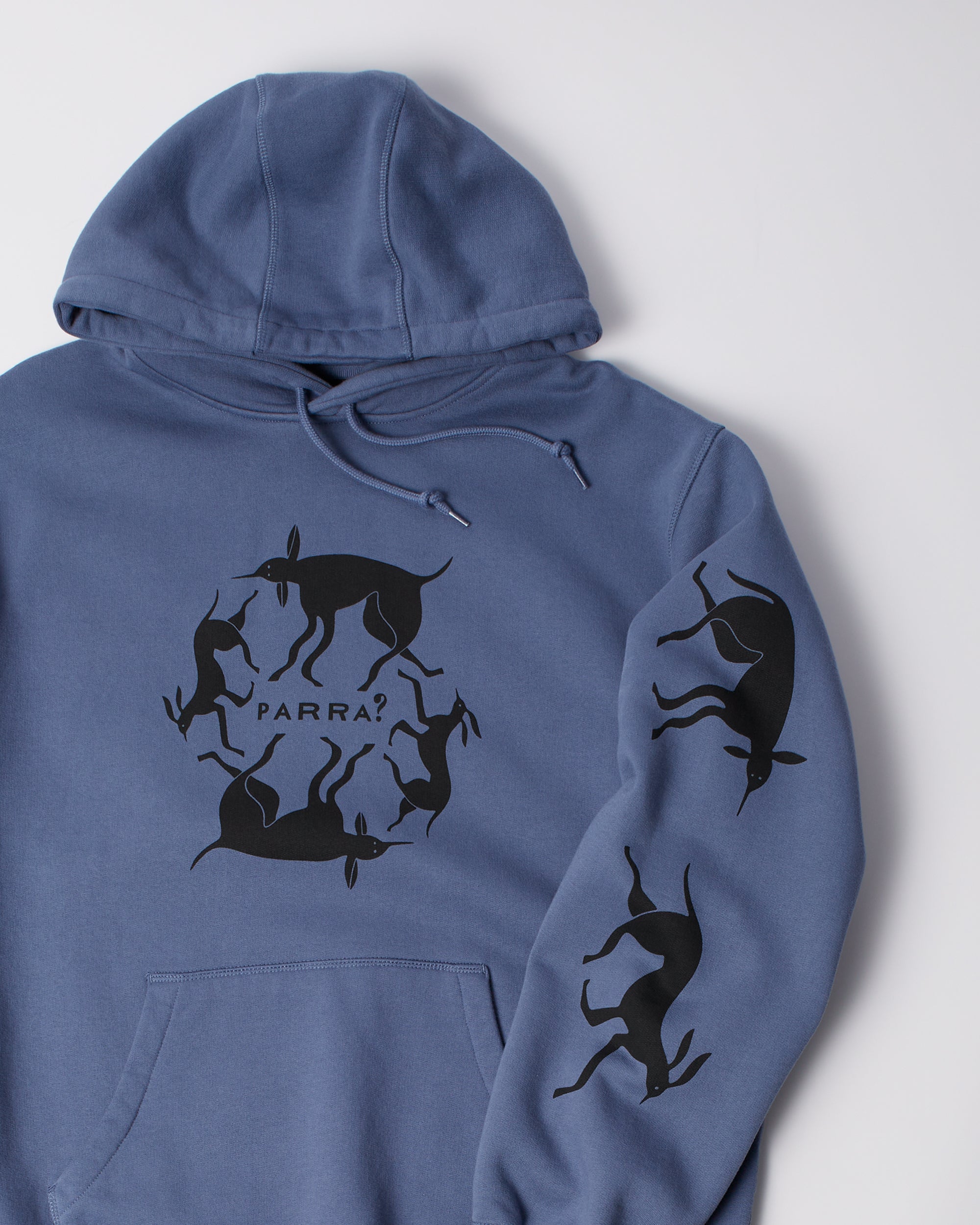 Non Grand Cafe Hooded Sweatshirt | Blue