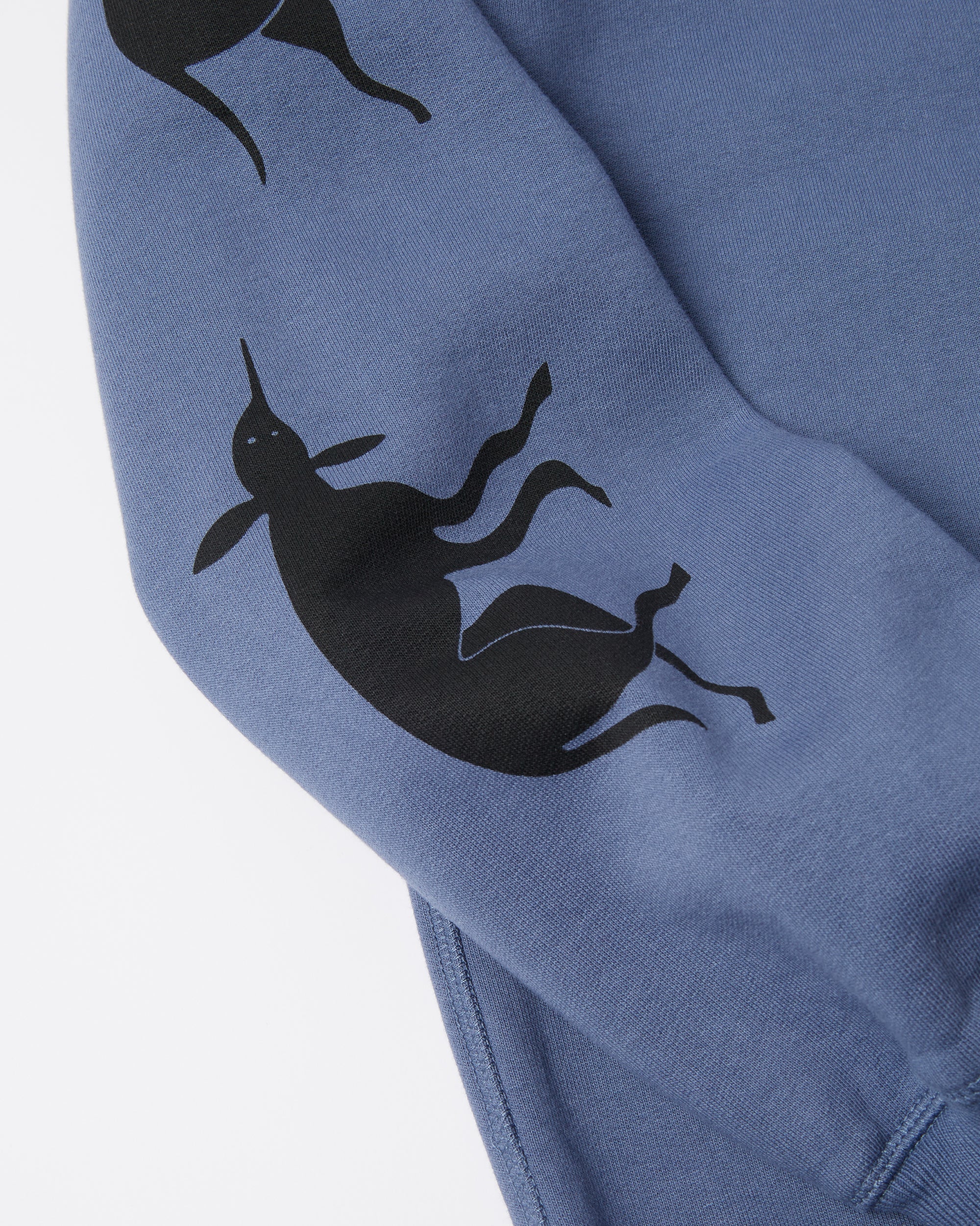 Non Grand Cafe Hooded Sweatshirt | Blue