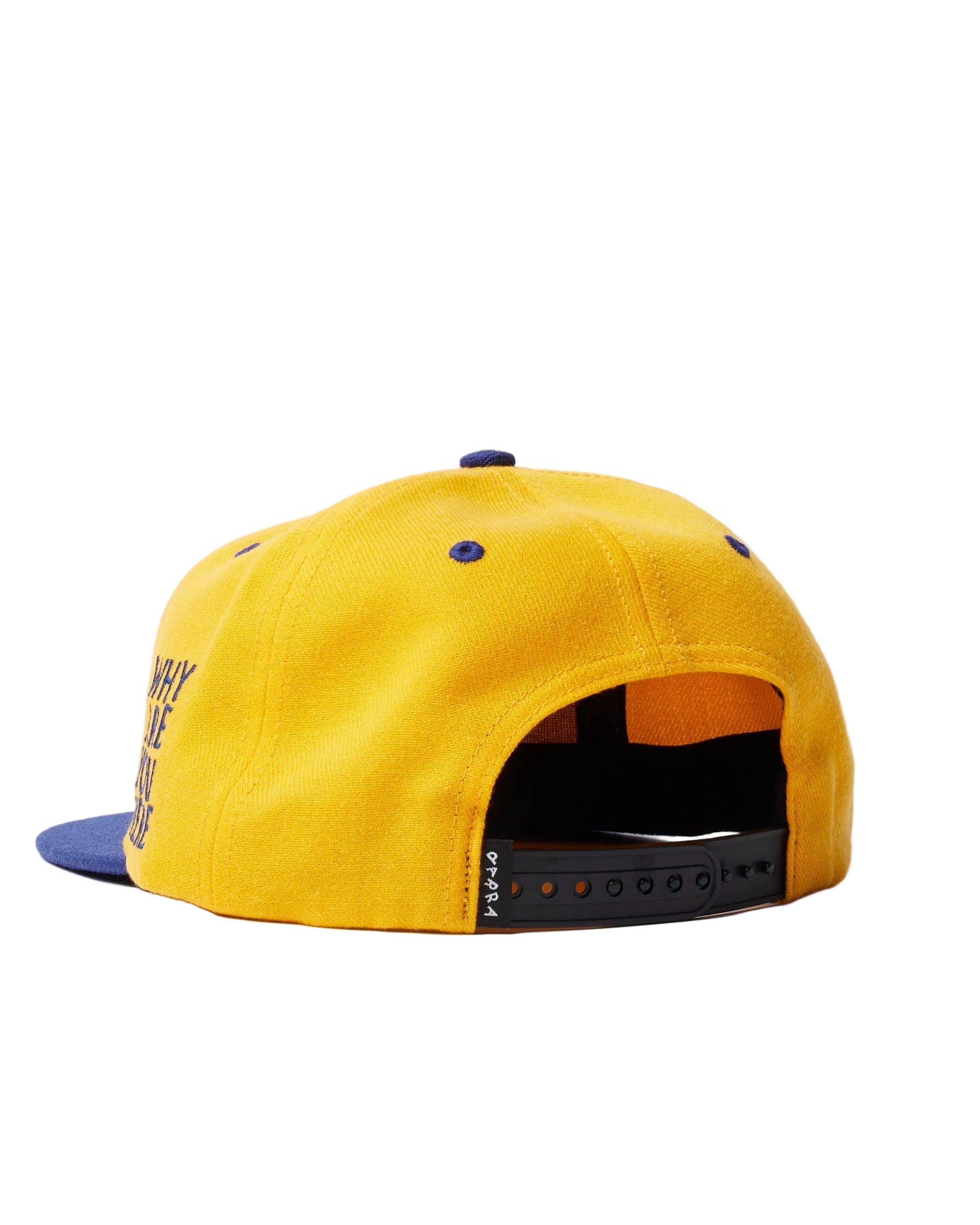 Dollar Store 6 Panel Hat | Yellow