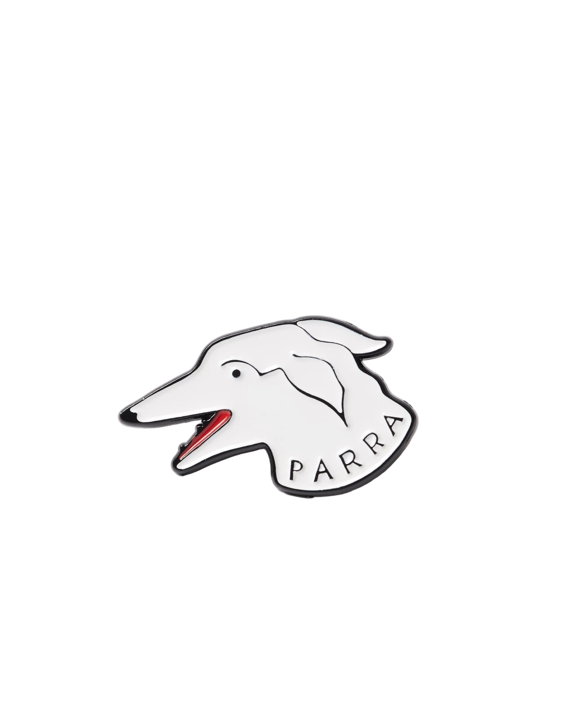 Dogface Enamel Pin | White
