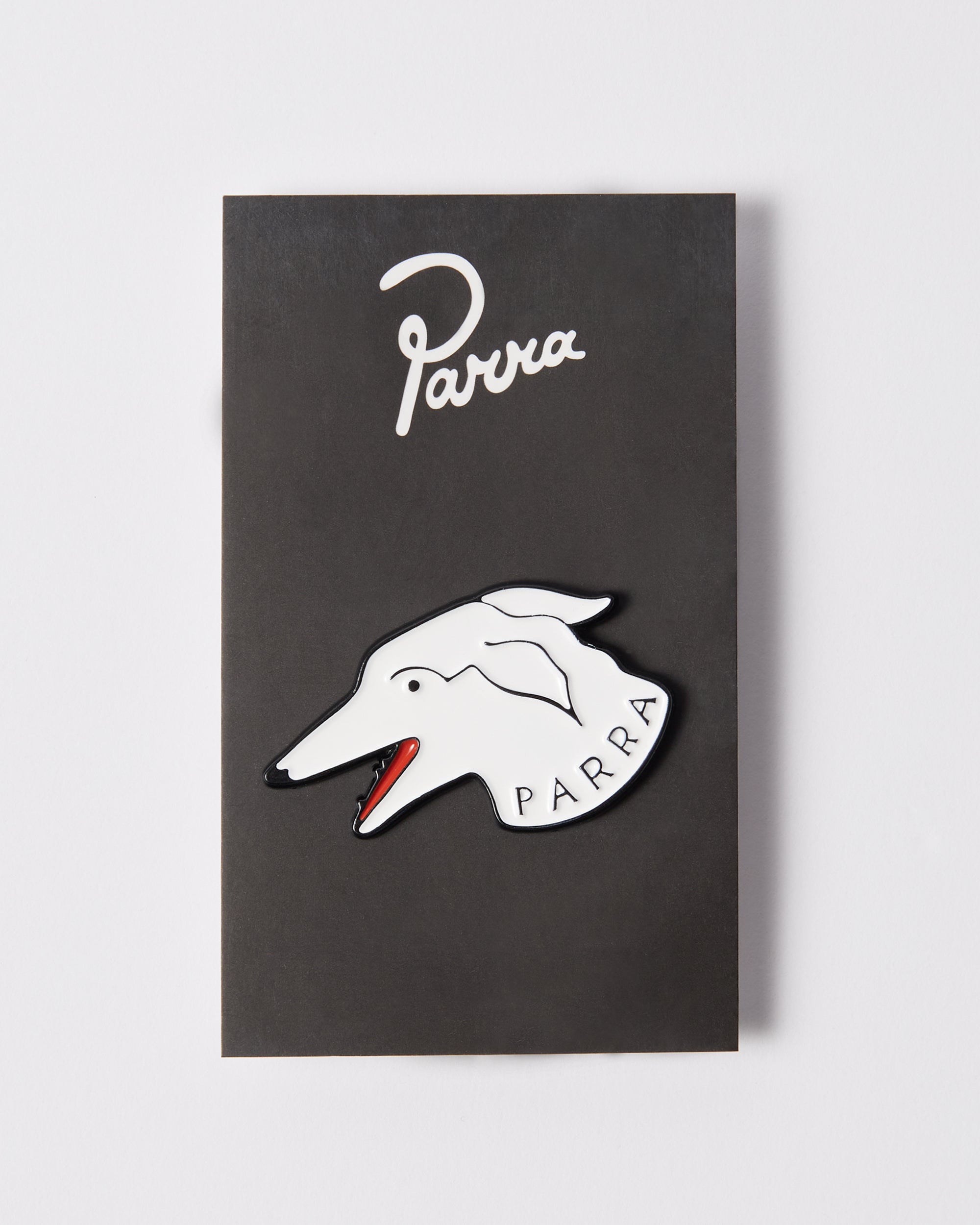 Dogface Enamel Pin | White