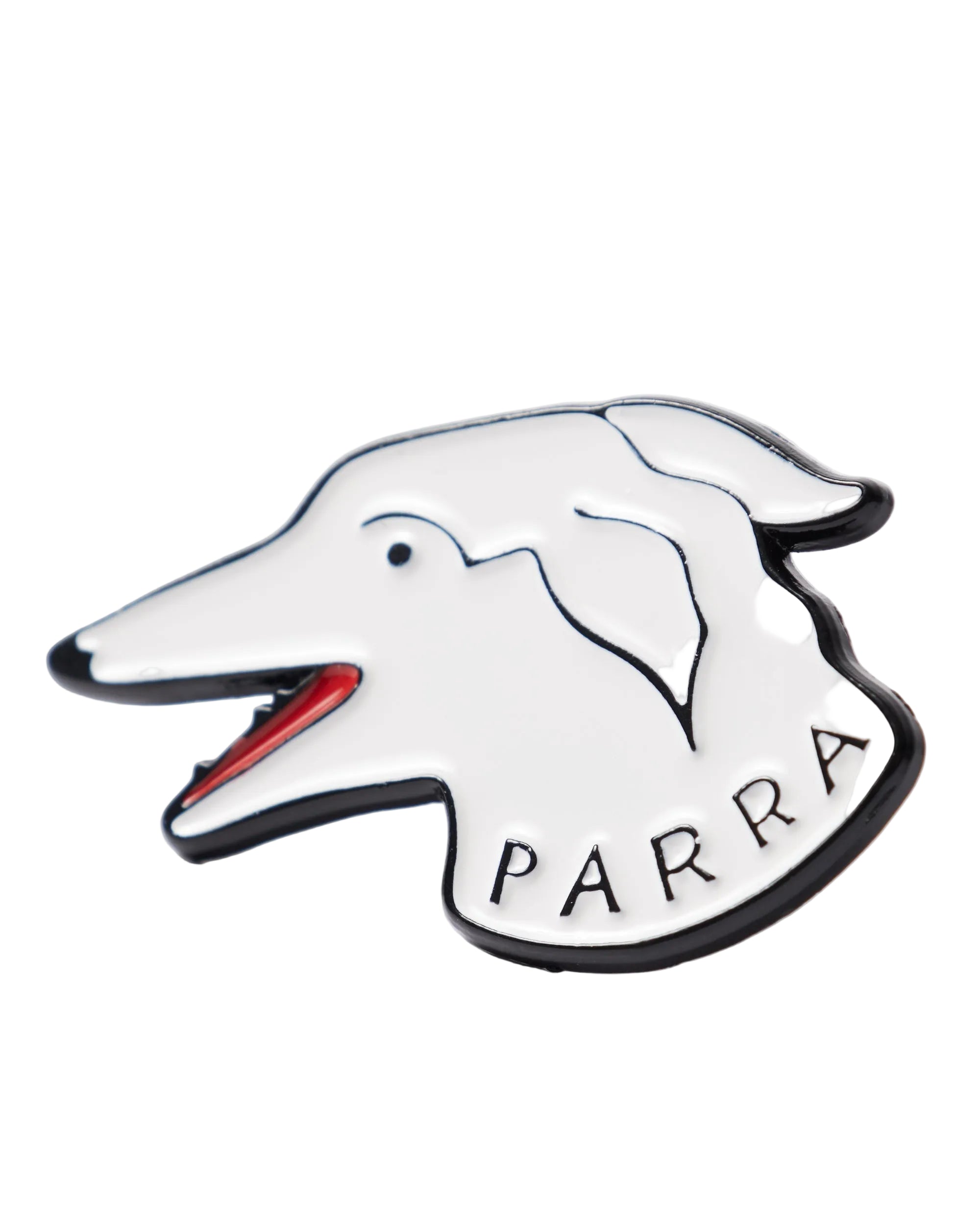 Dogface Enamel Pin | White
