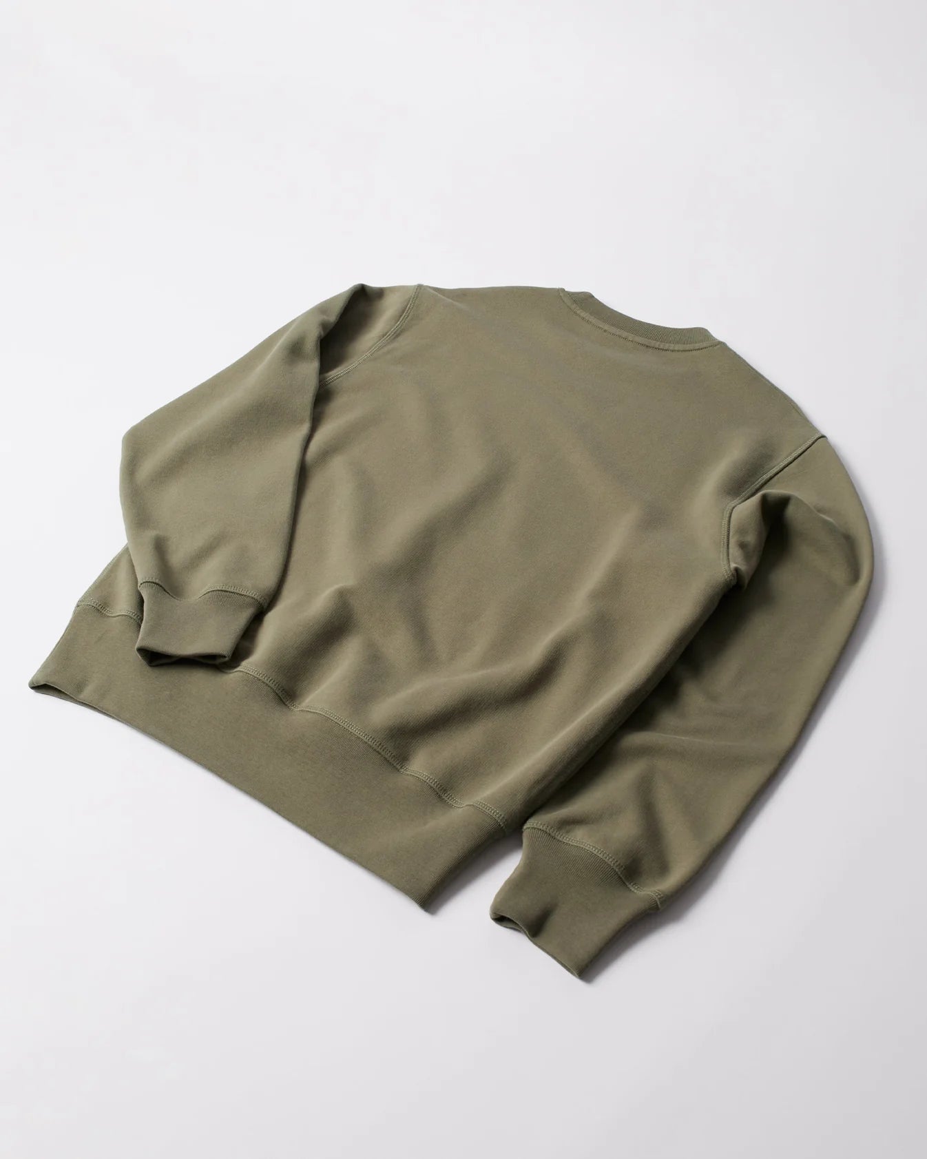 Flag Logo Crew Neck Sweatshirt | Green