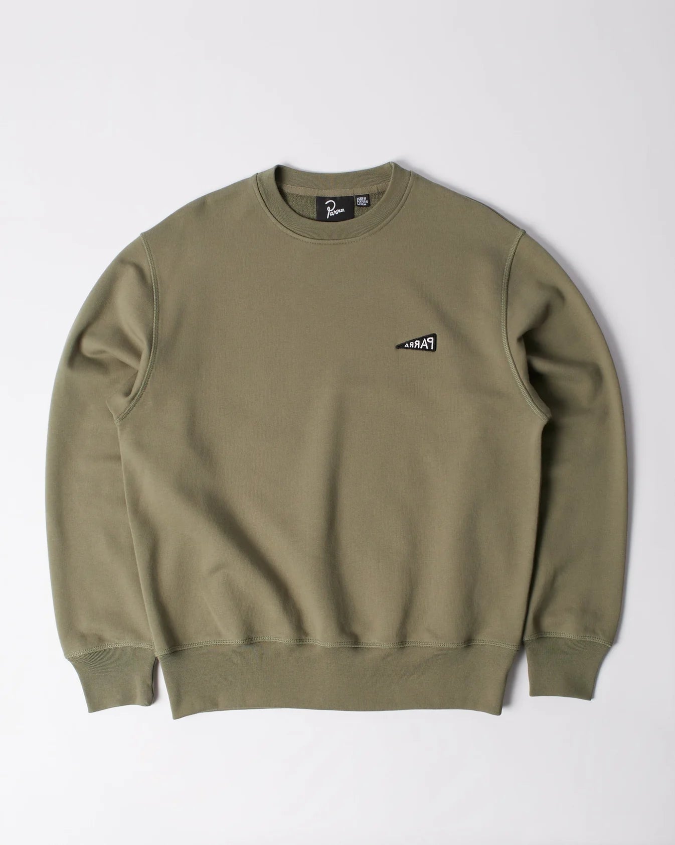 Flag Logo Crew Neck Sweatshirt | Green