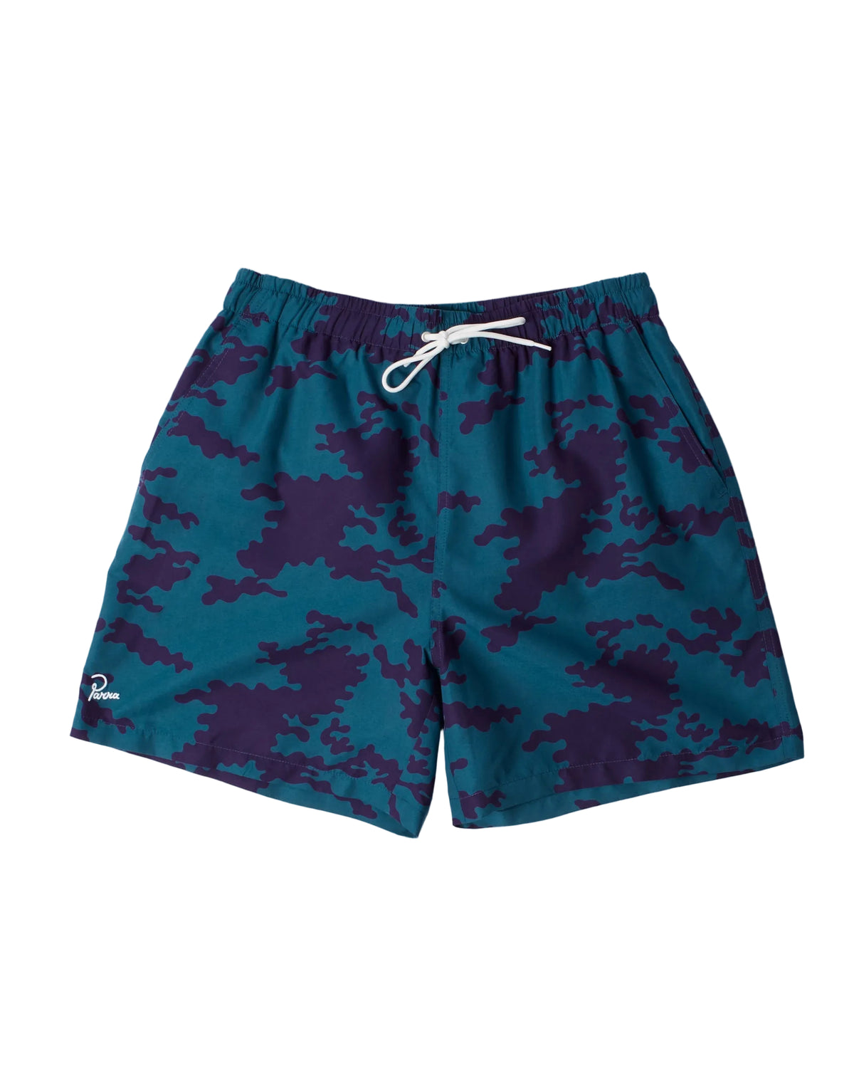 Purple Camo Man Swim Shorts | Blue