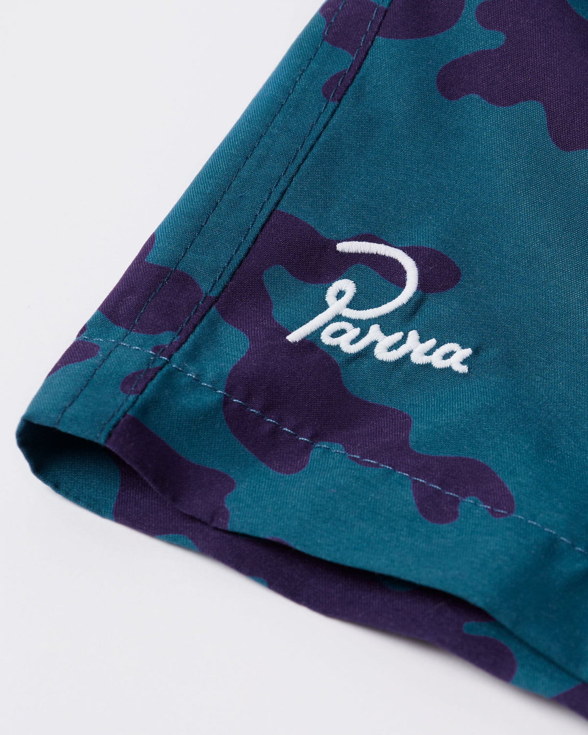 Purple Camo Man Swim Shorts | Blue