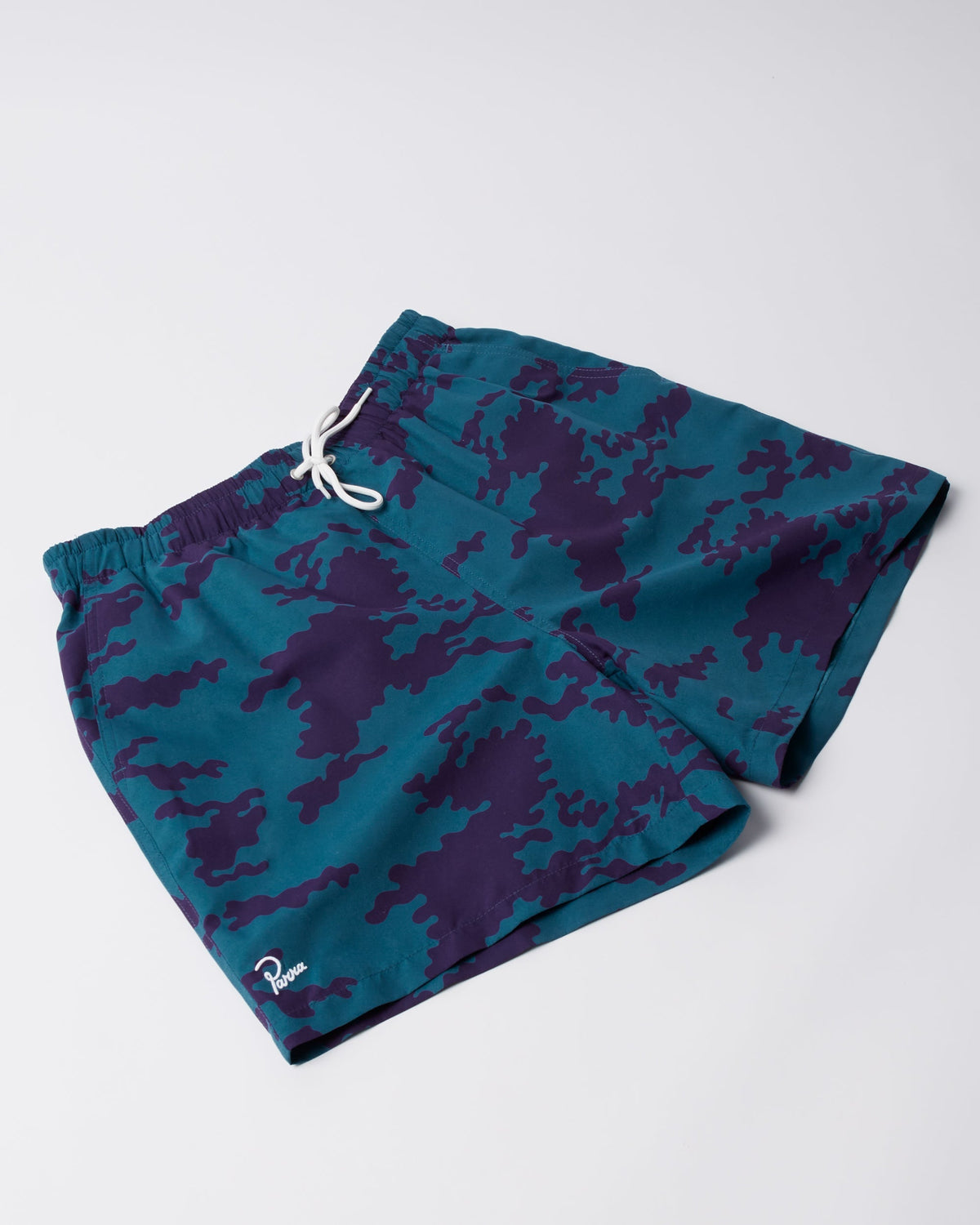 Purple Camo Man Swim Shorts | Blue