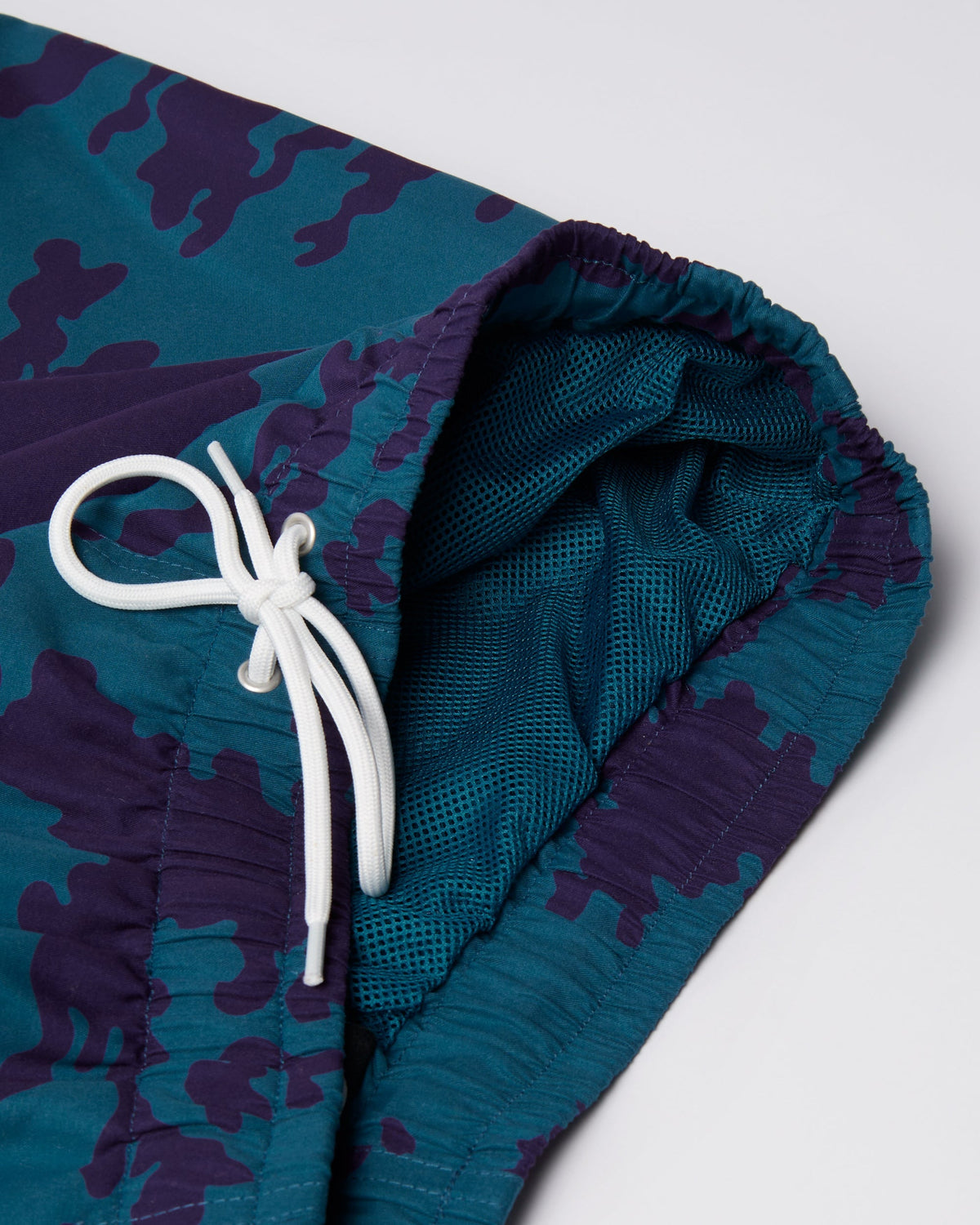 Purple Camo Man Swim Shorts | Blue