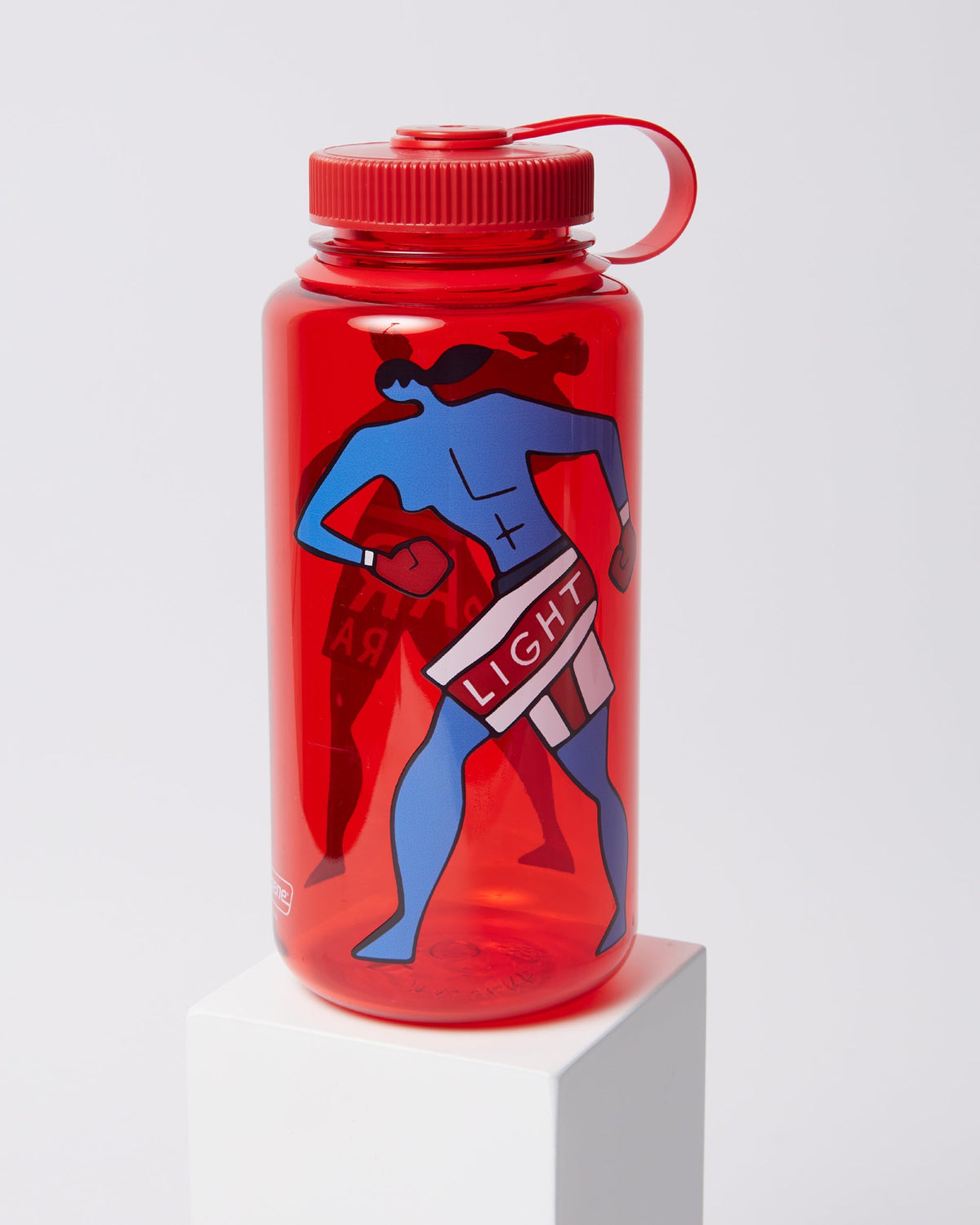 Water Slapped Nalgene Bottle | Red