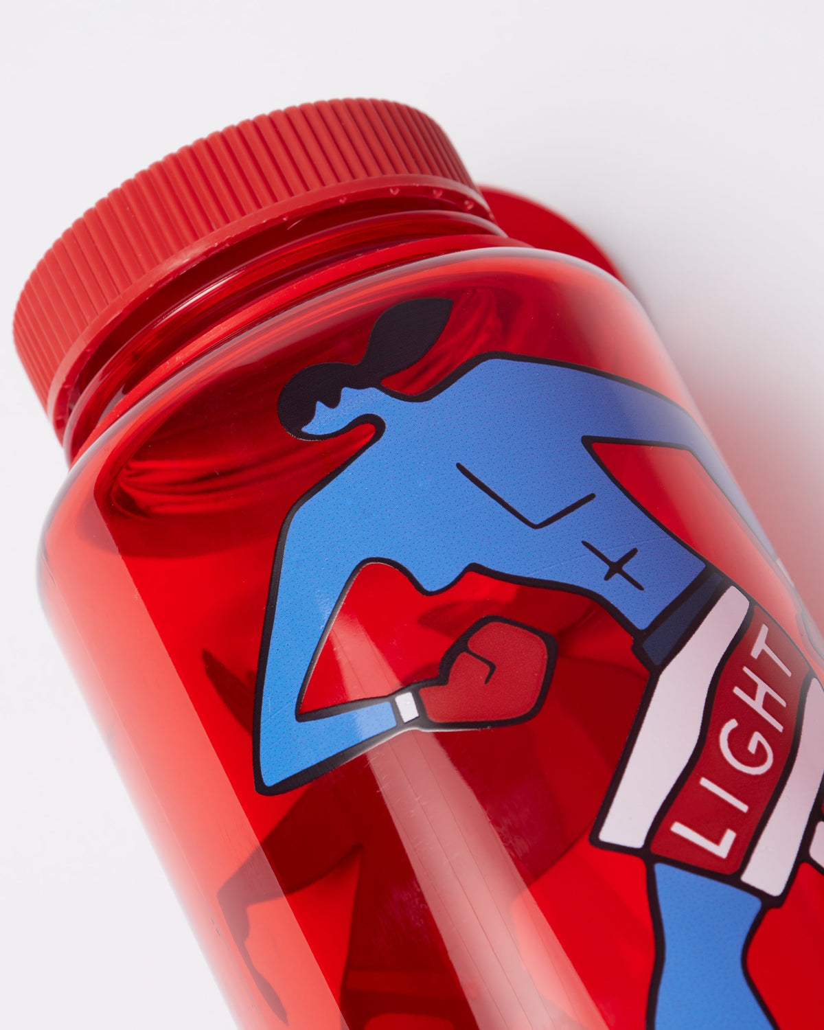 Water Slapped Nalgene Bottle | Red