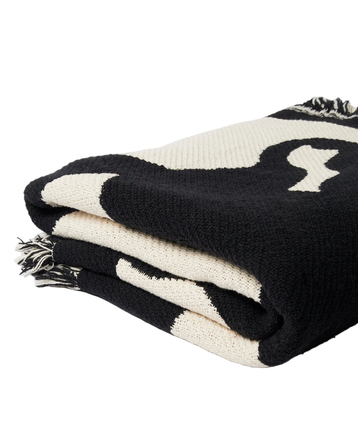 Waiting For You Throw Blanket | Black