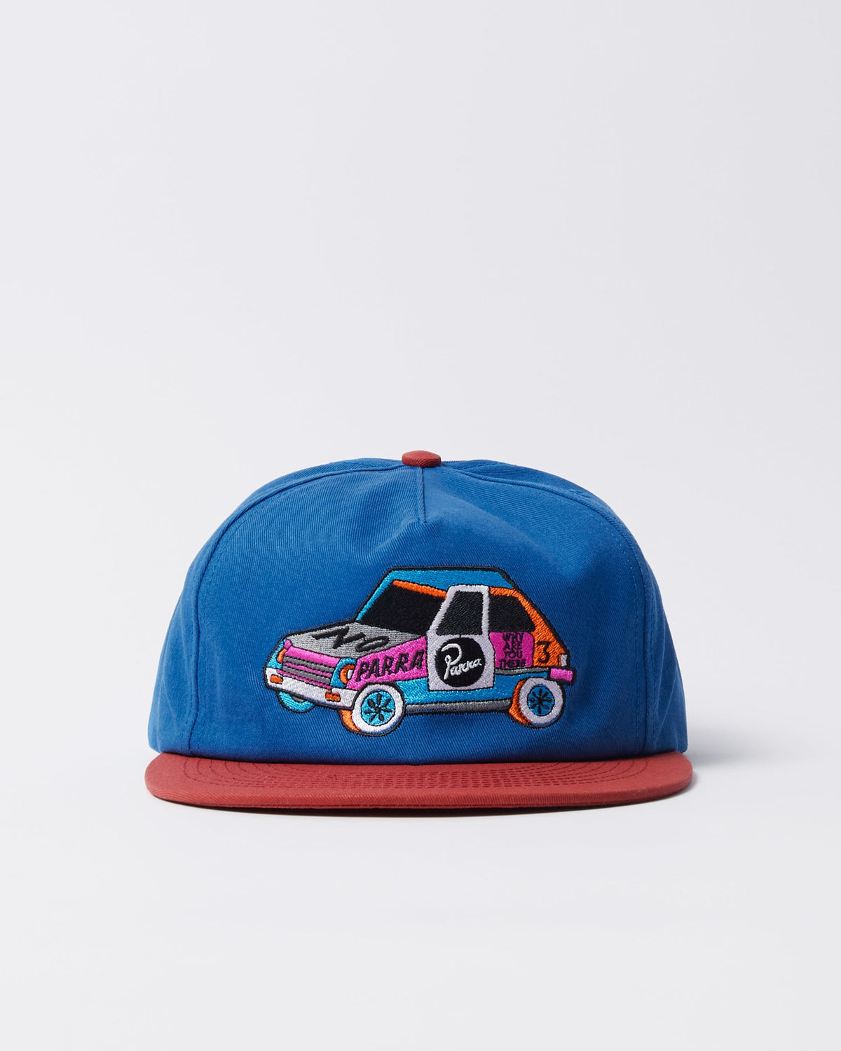No Car 6 Panel Hat | Blue