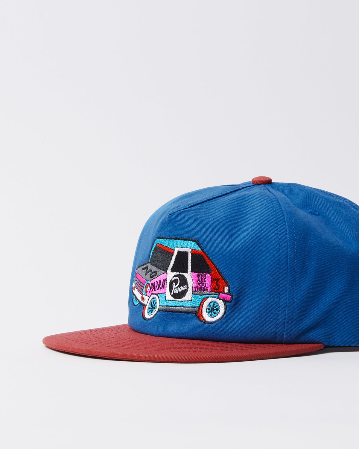 No Car 6 Panel Hat | Blue
