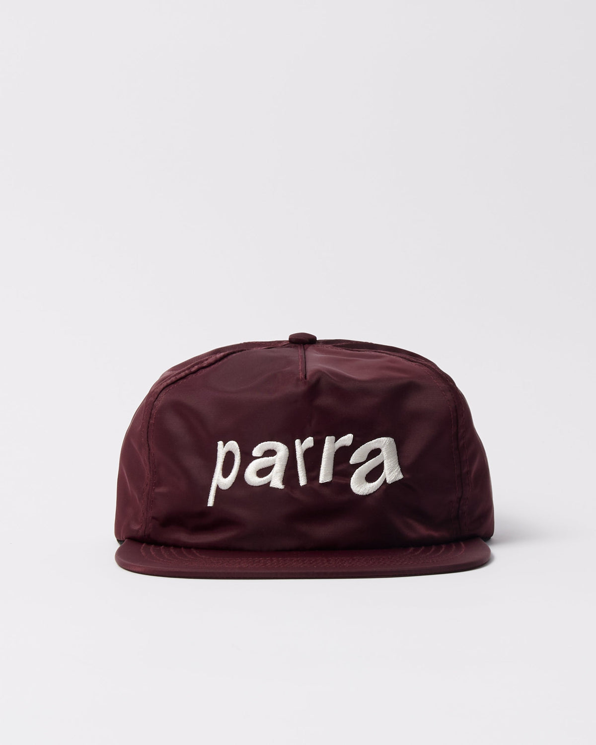 Distorted 90s Memory 6 Panel Hat | Dark Red