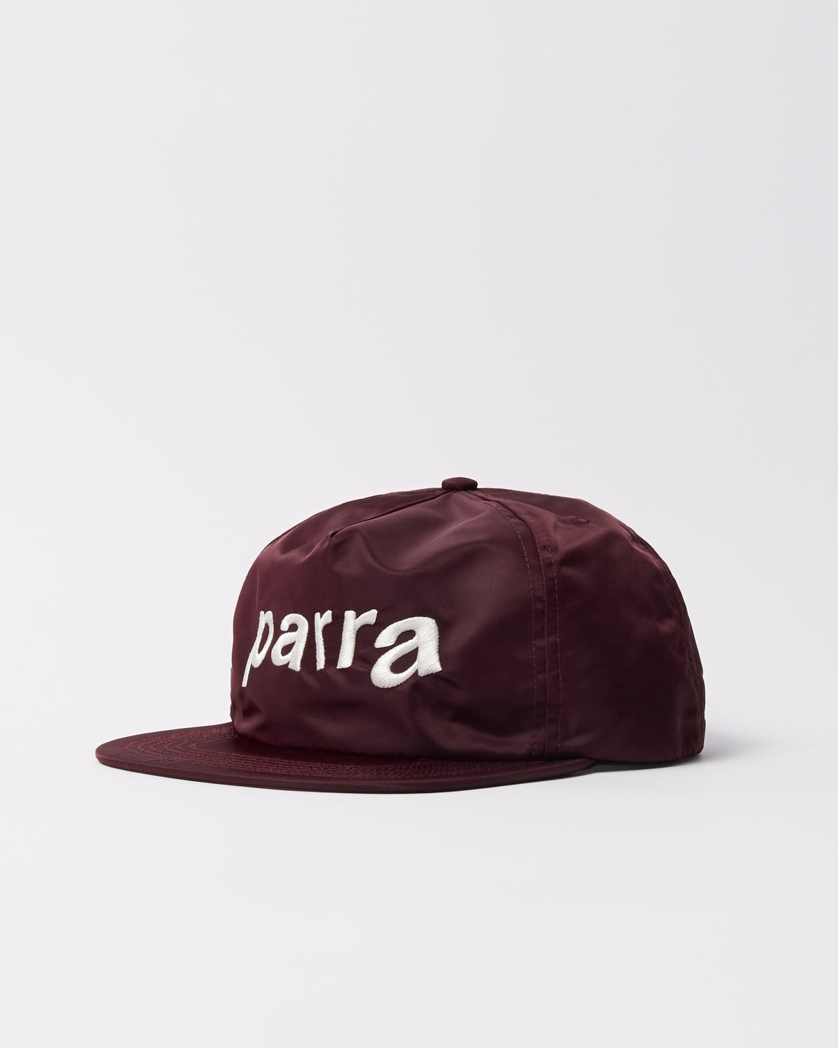 Distorted 90s Memory 6 Panel Hat | Dark Red