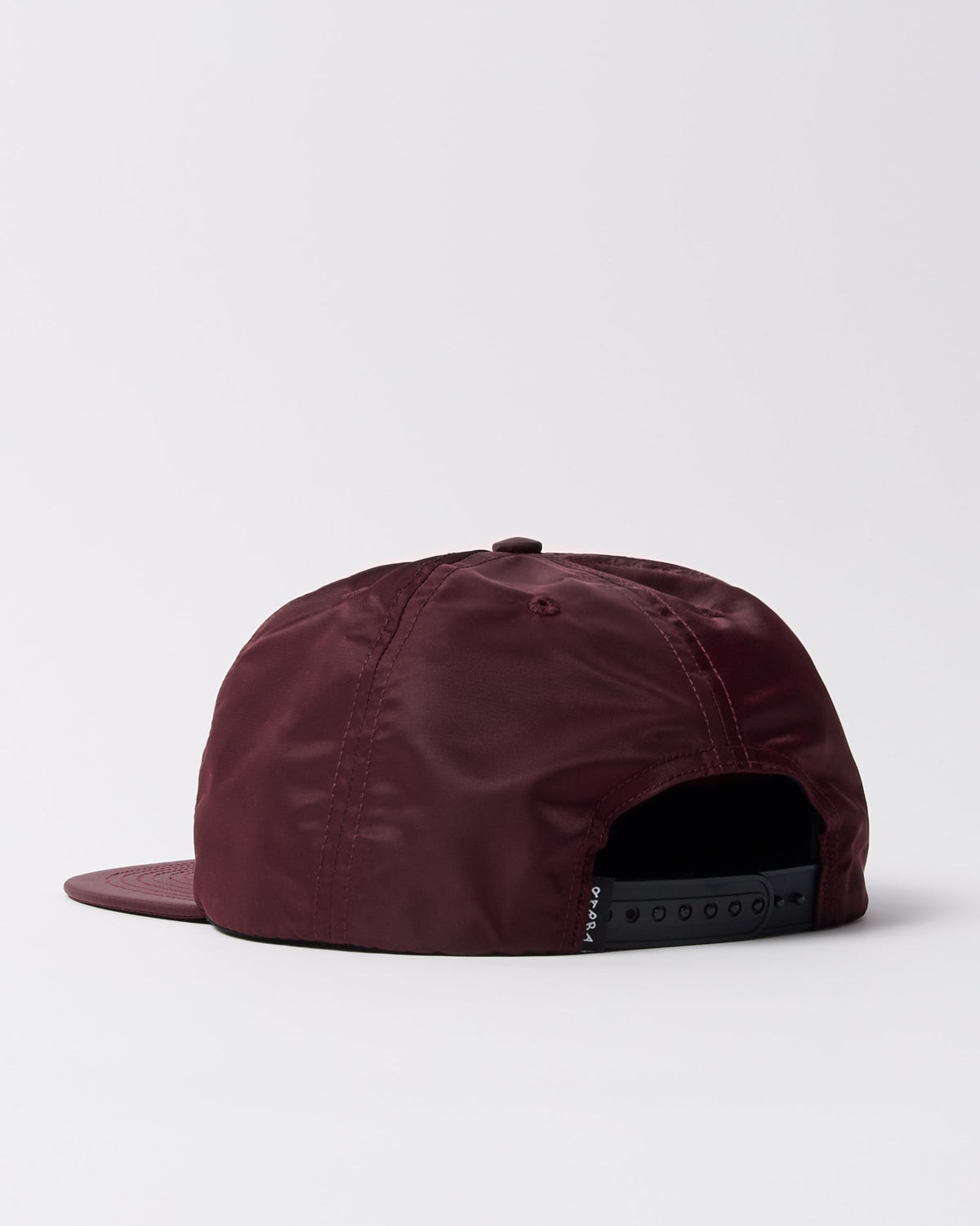 Distorted 90s Memory 6 Panel Hat | Dark Red
