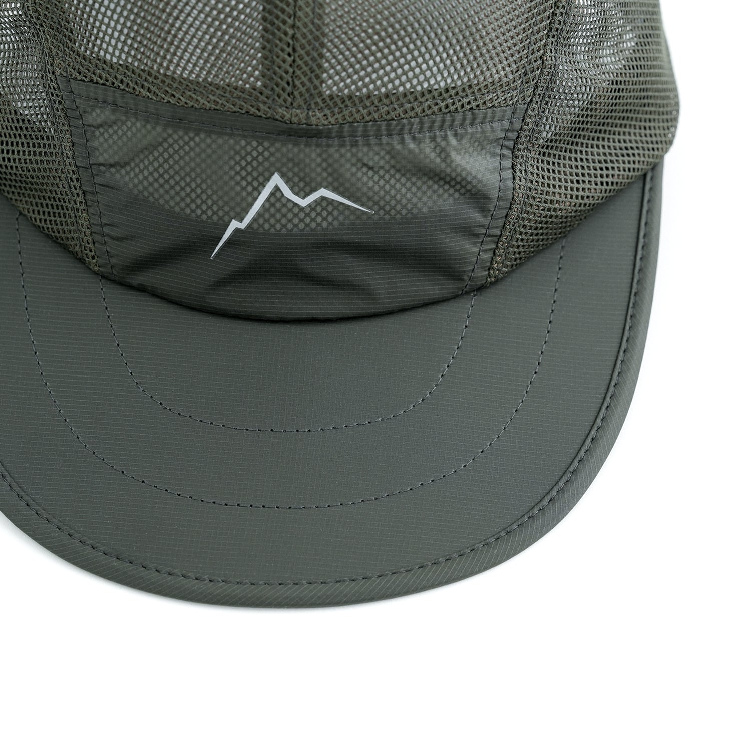 Double Mesh Feather Cap | Khaki