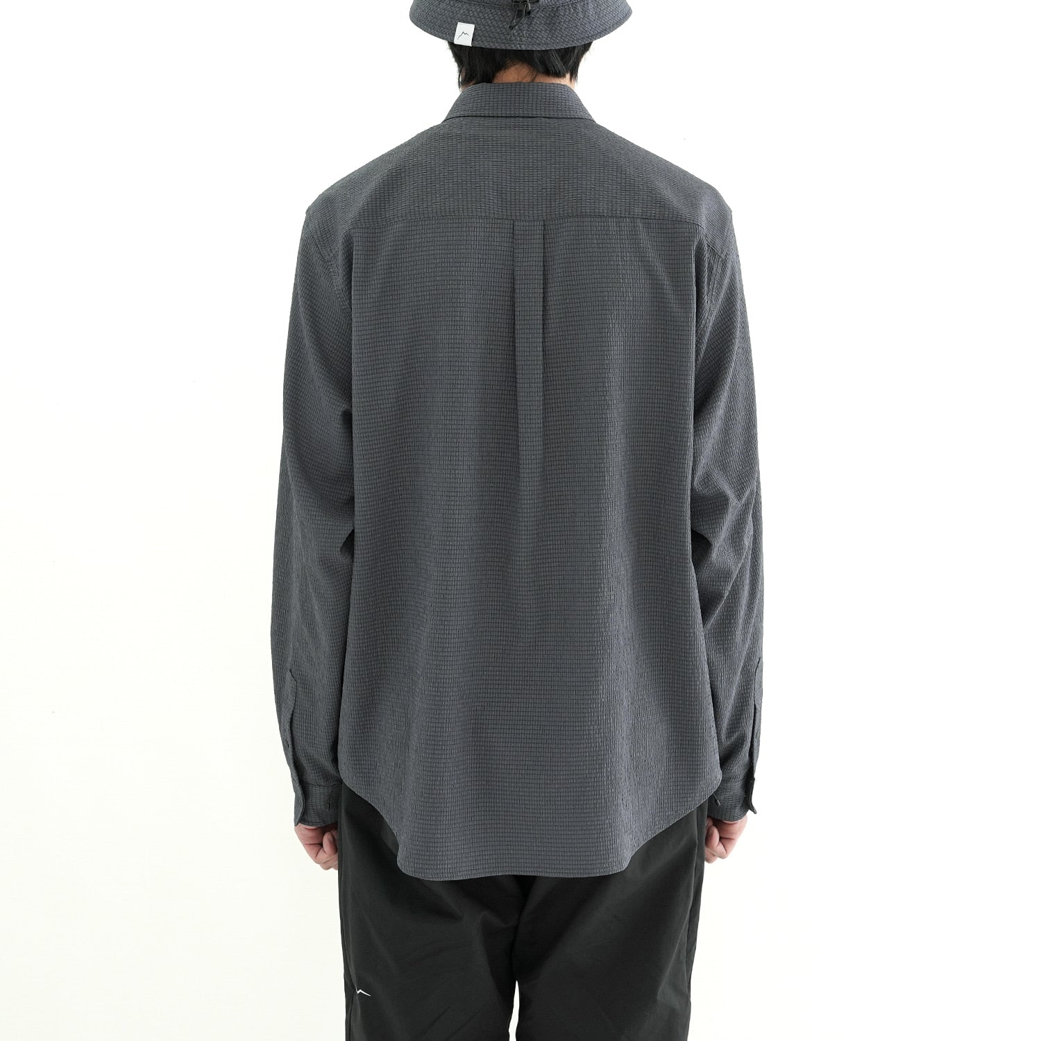 Flow Seersucker Shirts | Charcoal