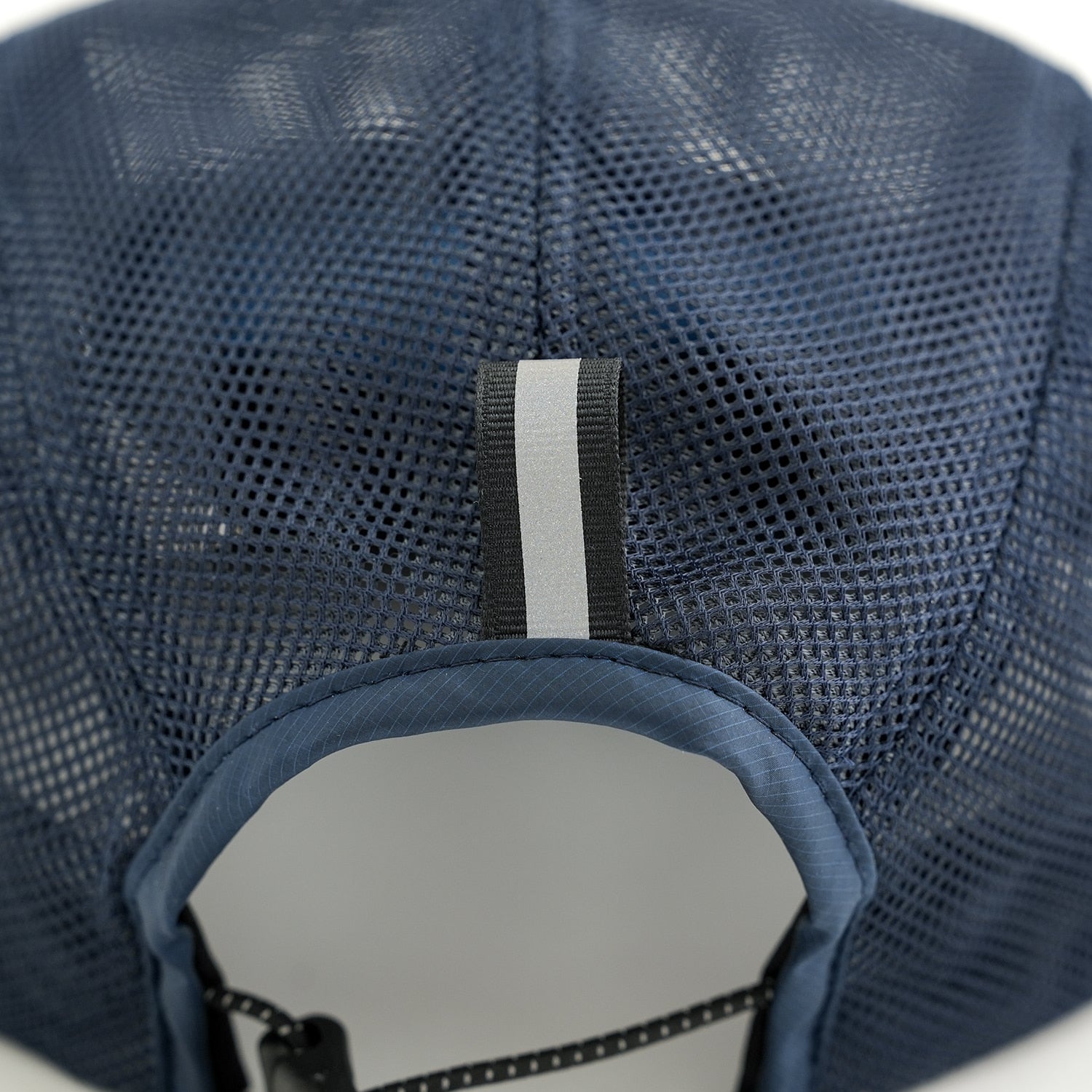 Double Mesh Feather Cap | Blue