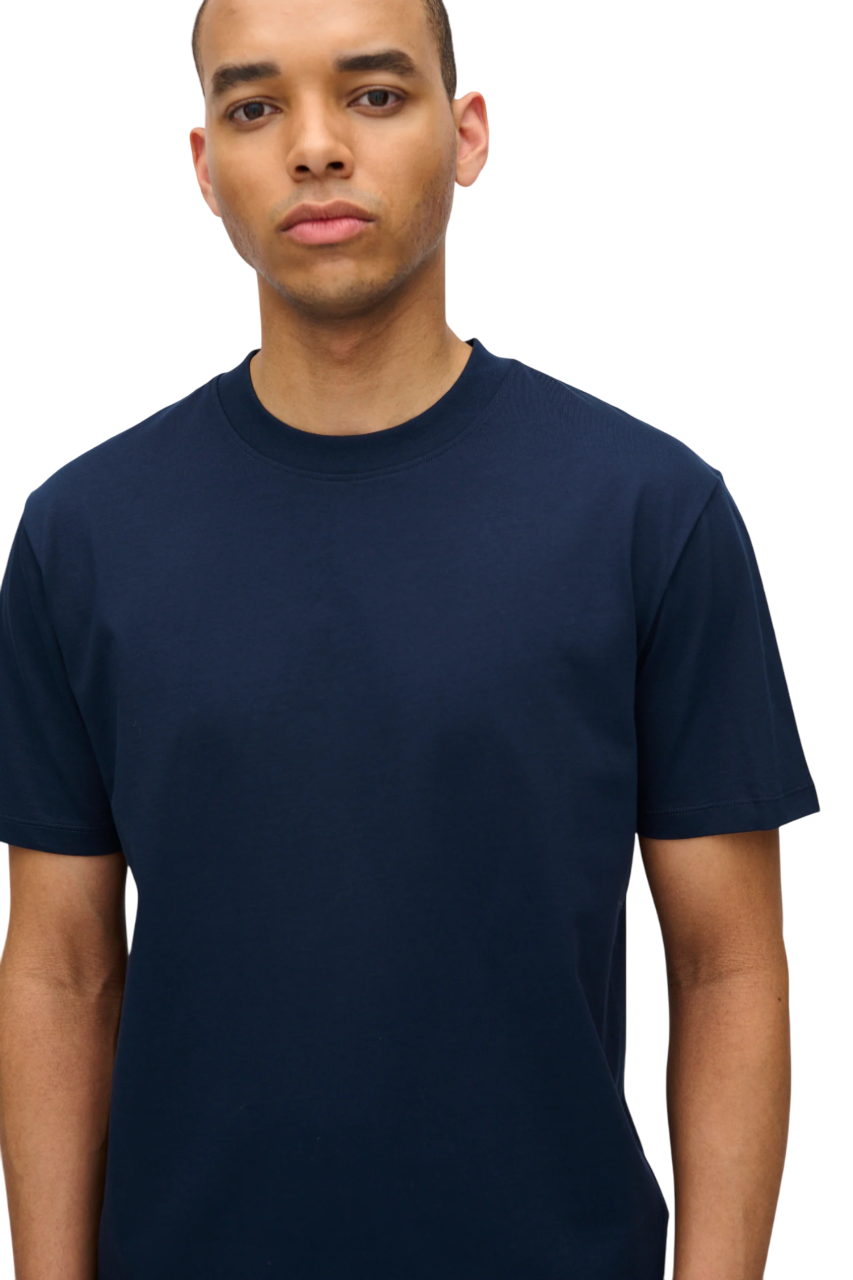 Aarhus Short Sleeved T-Shirt | Navy Blazer