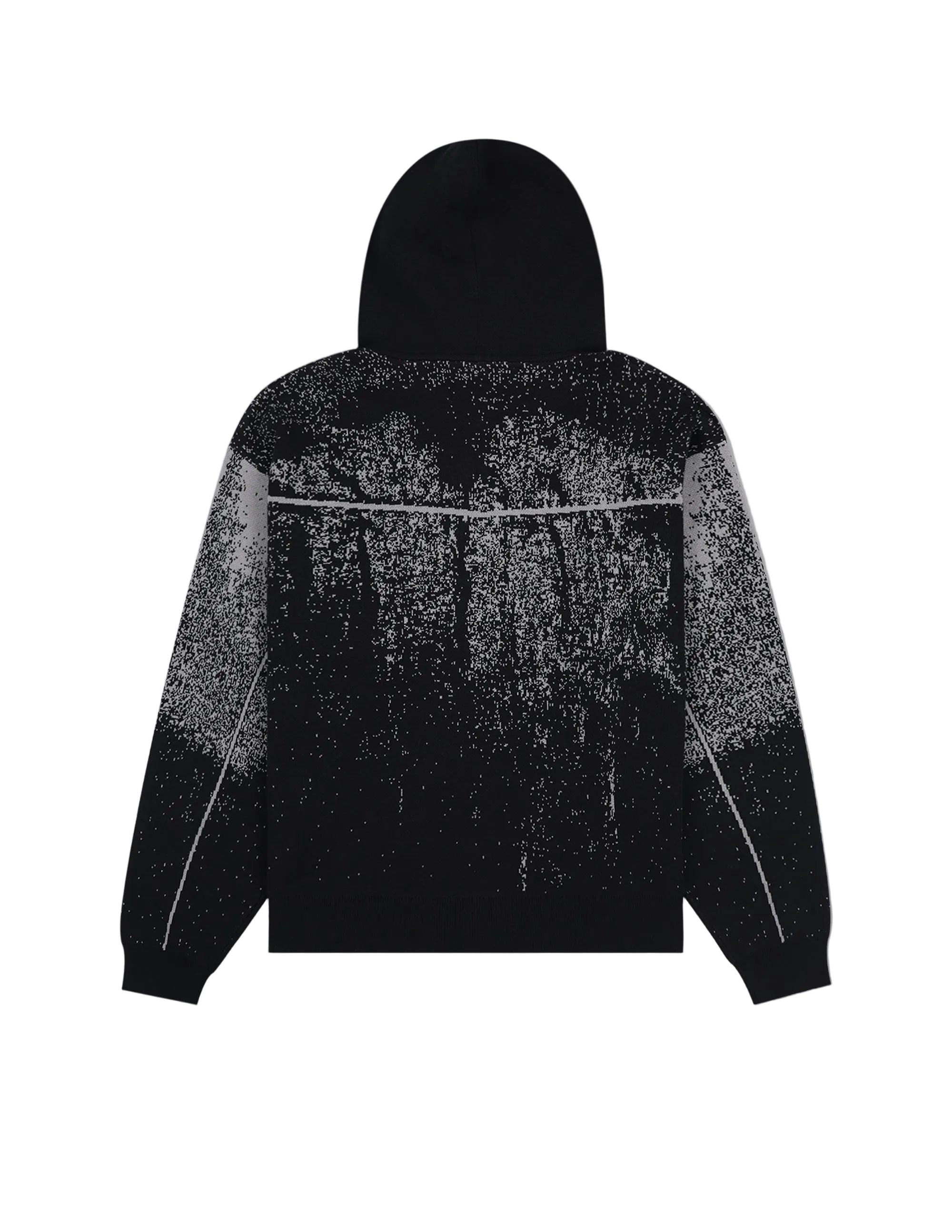 Acid Cowboy Knitted Hoodie | Black
