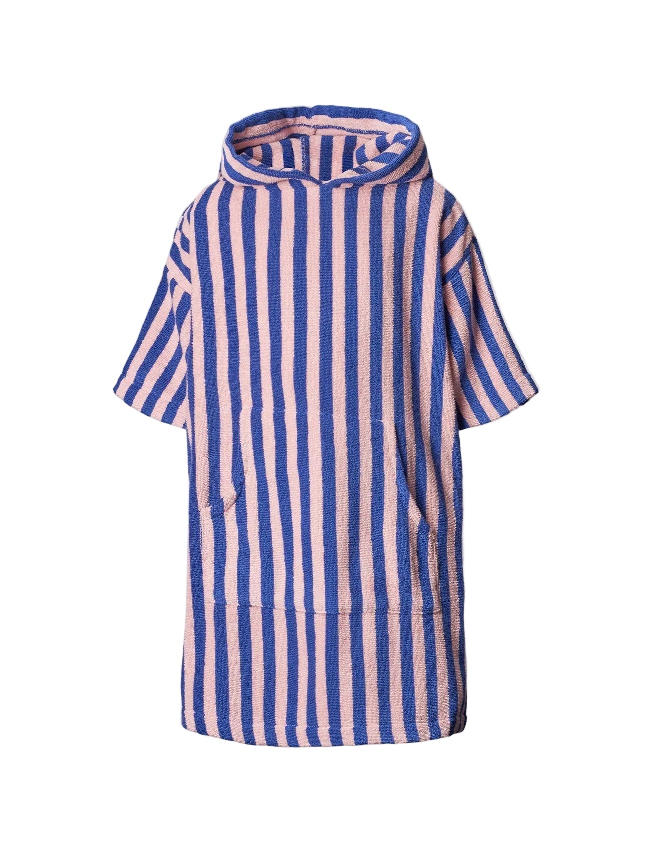 Naram Kids Poncho, dazzling blue & rose