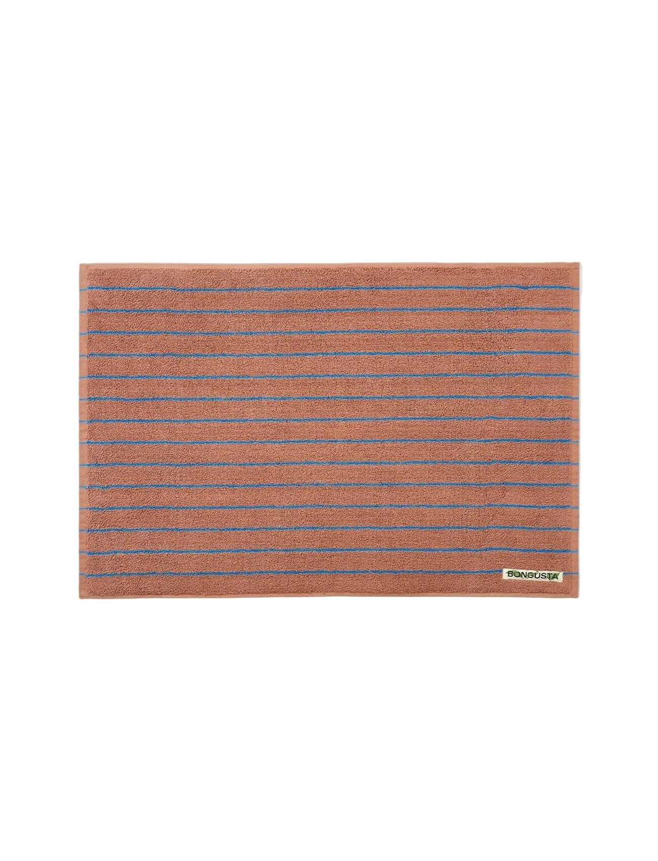 Naram Bath Mat, camel & ultramarine