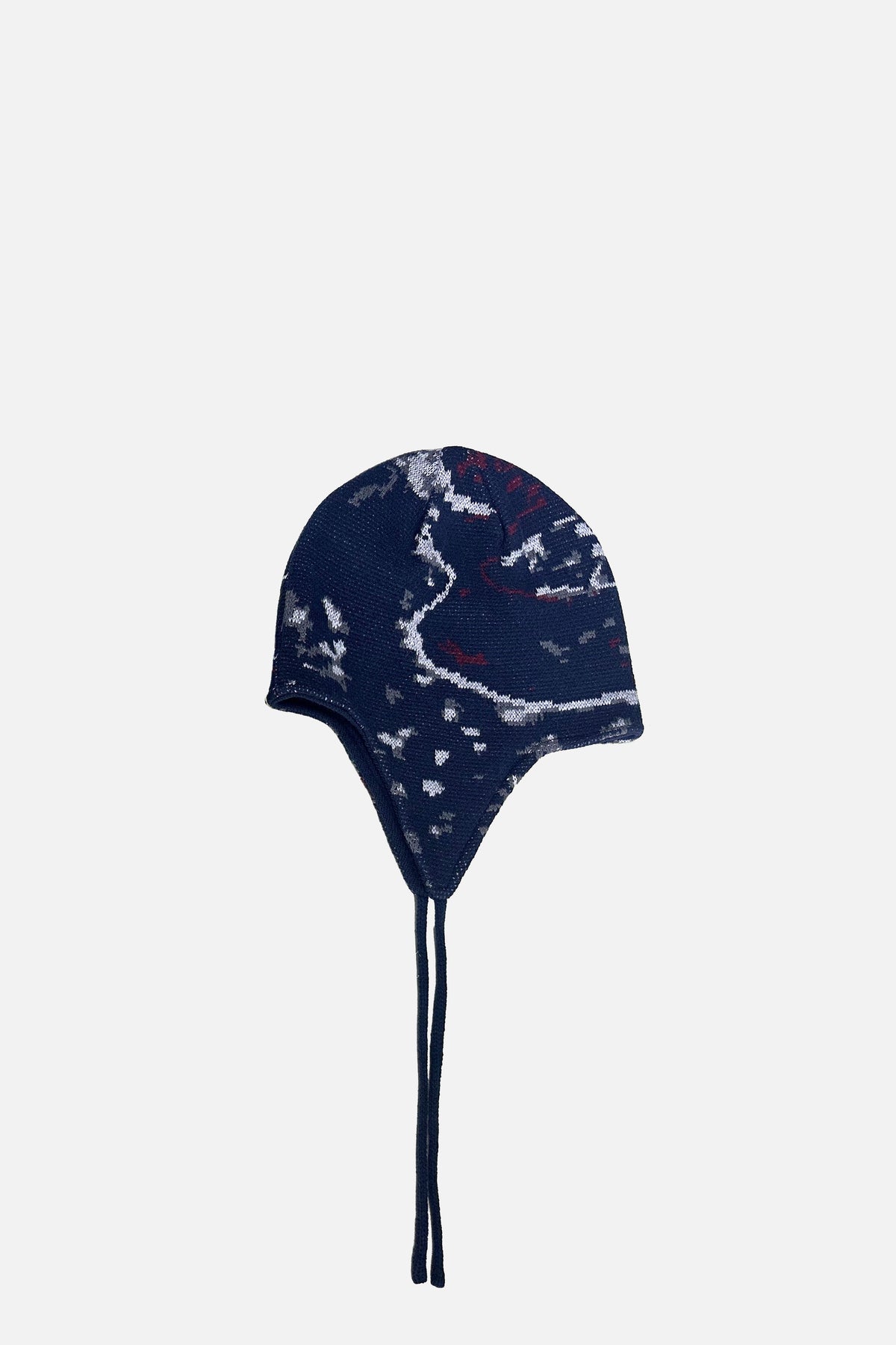 Static Tie Up Beanie | Black