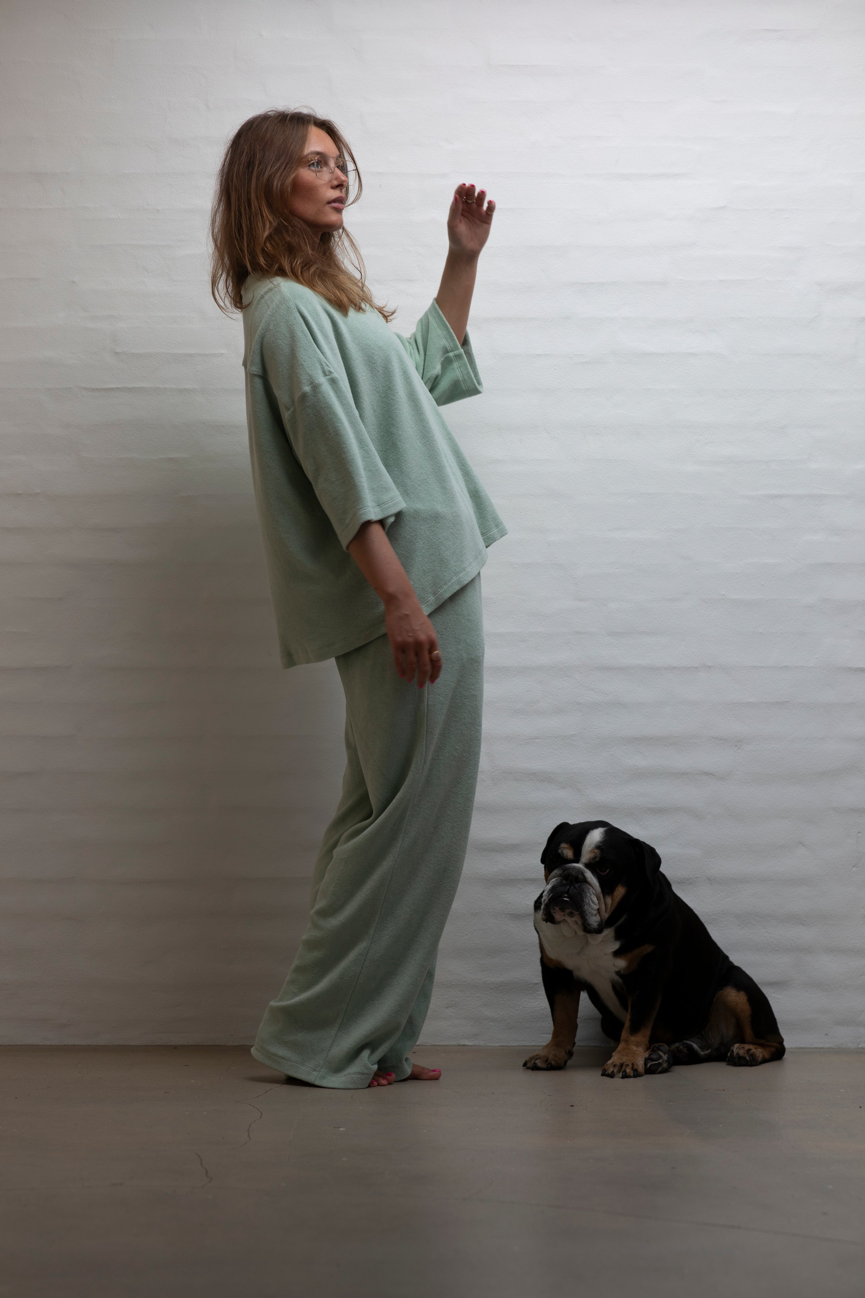 Naram Pants, silver sage