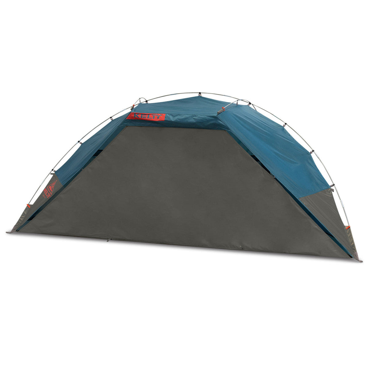 Fallen Rock - Kelty Cabana shelter, blue, front view, closed