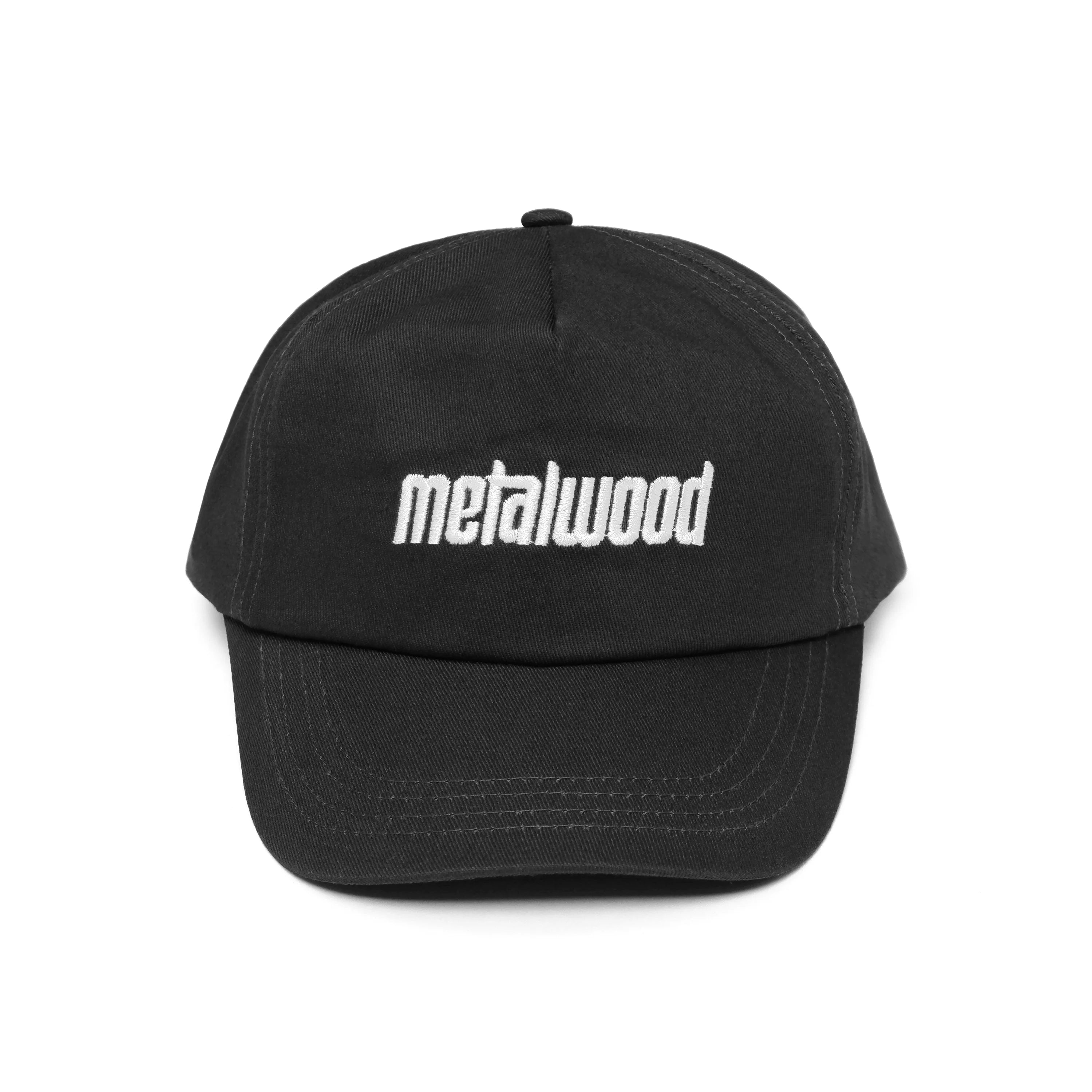 Metal Logo 5-Panel Hat | Black