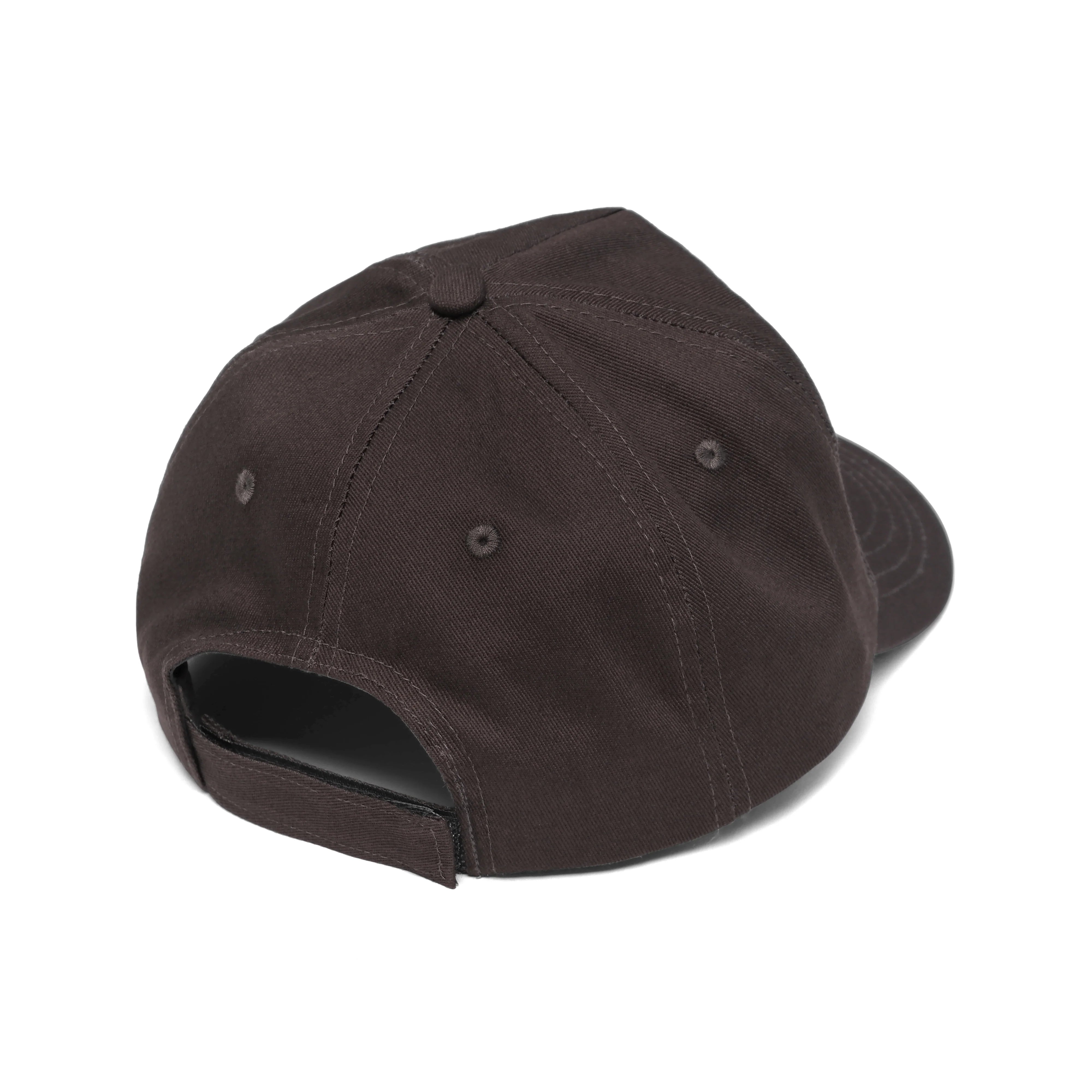 Metal Logo 5-Panel Hat | Brown