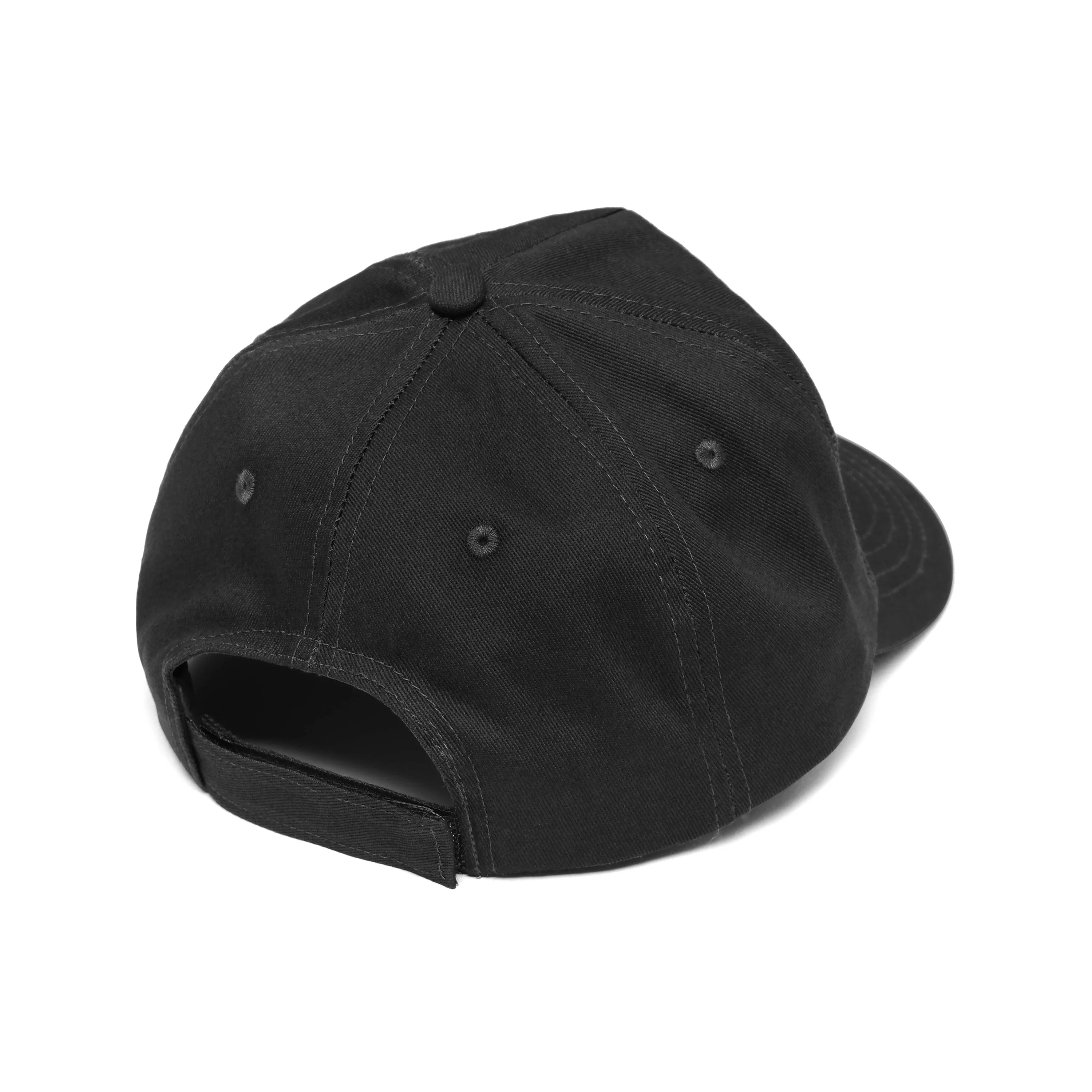 Metal Logo 5-Panel Hat | Black