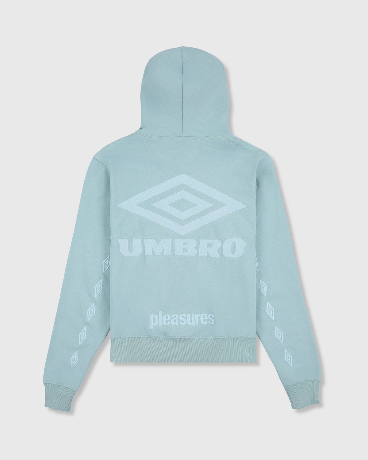 Umbro X Pleasures Diamonds Zip Fitted Hoodie | Sage