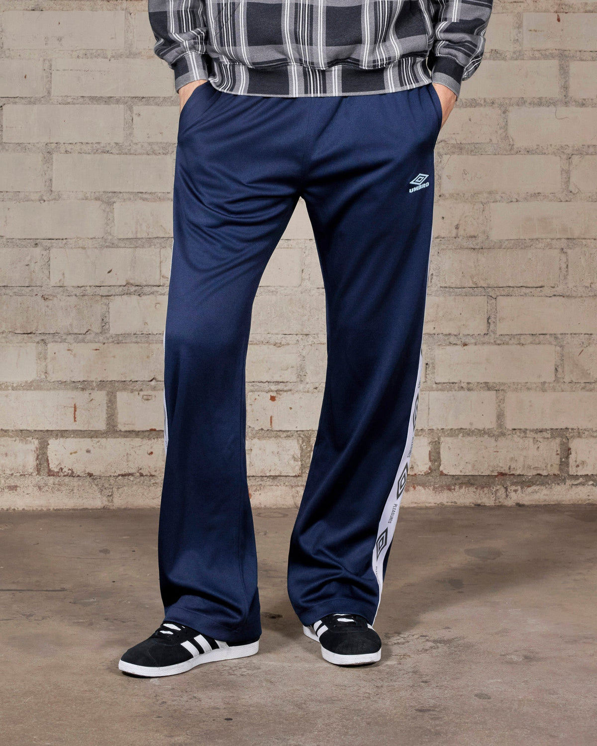 Umbro X Pleasures Bootcut Track Pants | Navy