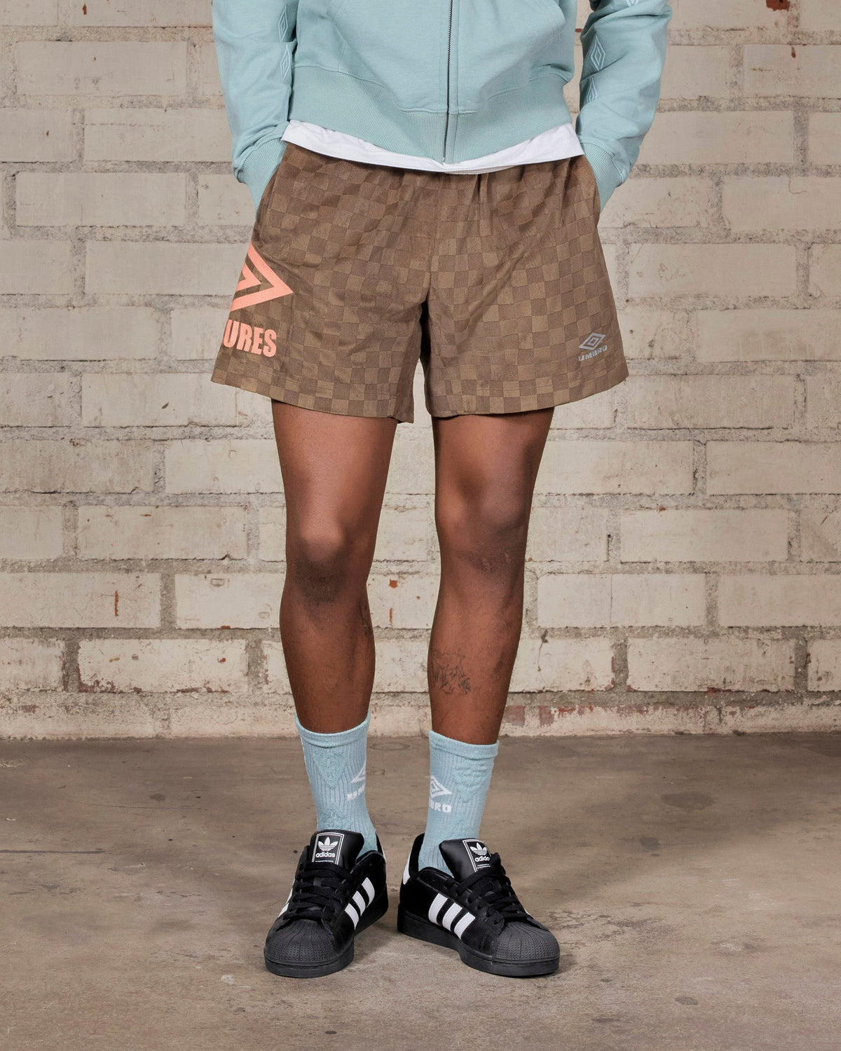 Umbro X Pleasures Classic Shorts | Brown