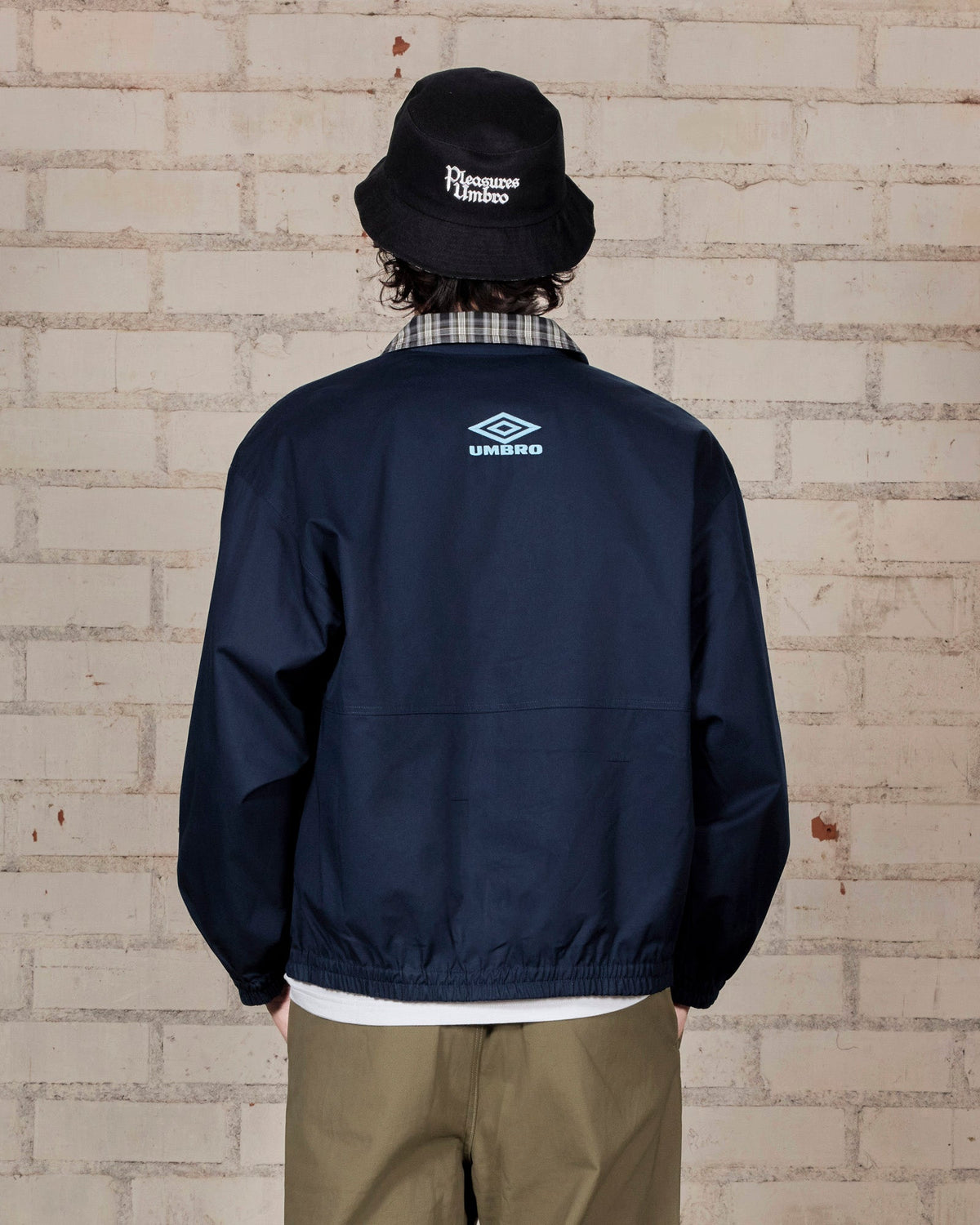 Umbro X Pleasures Diamonds Reversible Blouson Jacket | Navy
