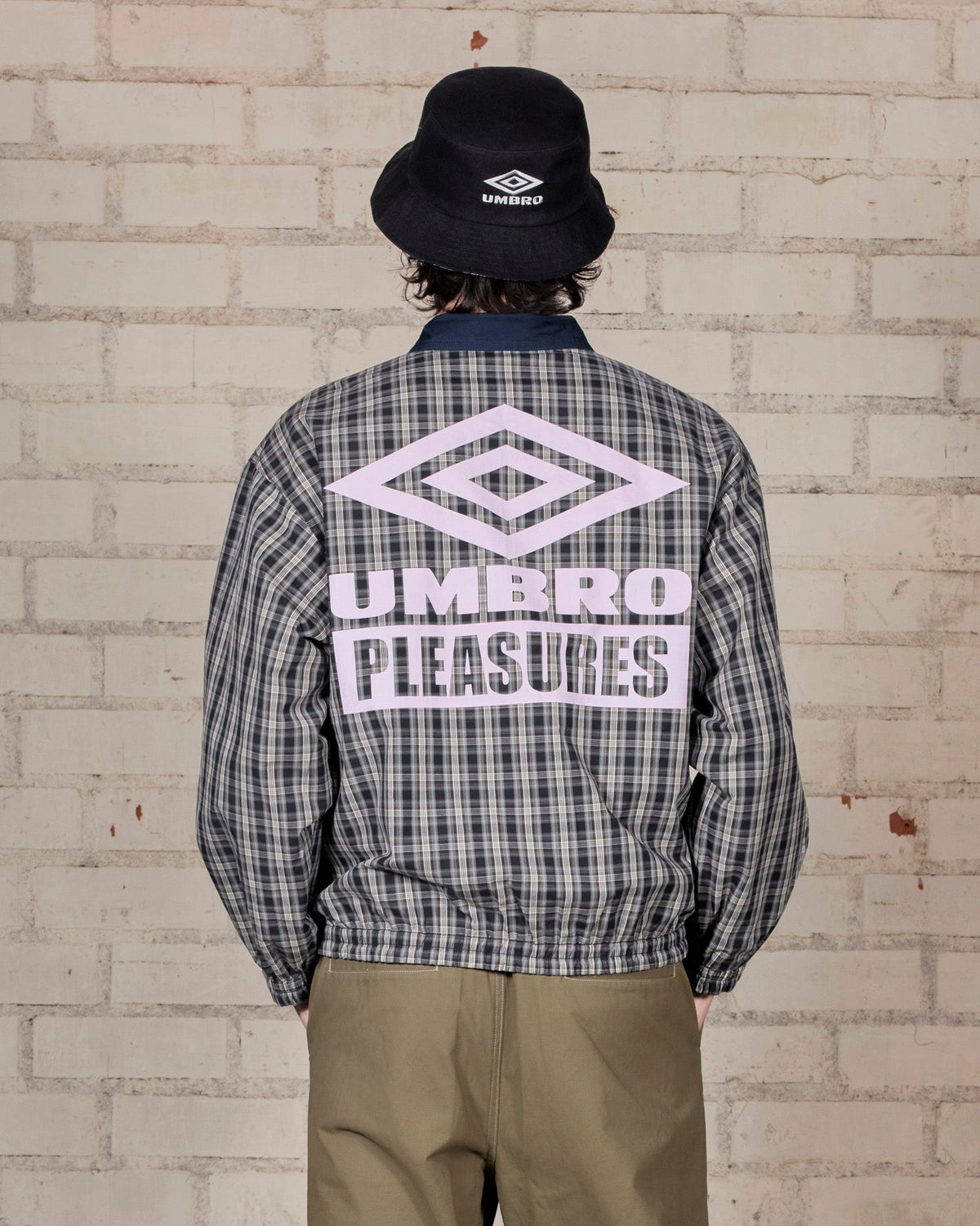 Umbro X Pleasures Diamonds Reversible Blouson Jacket | Navy