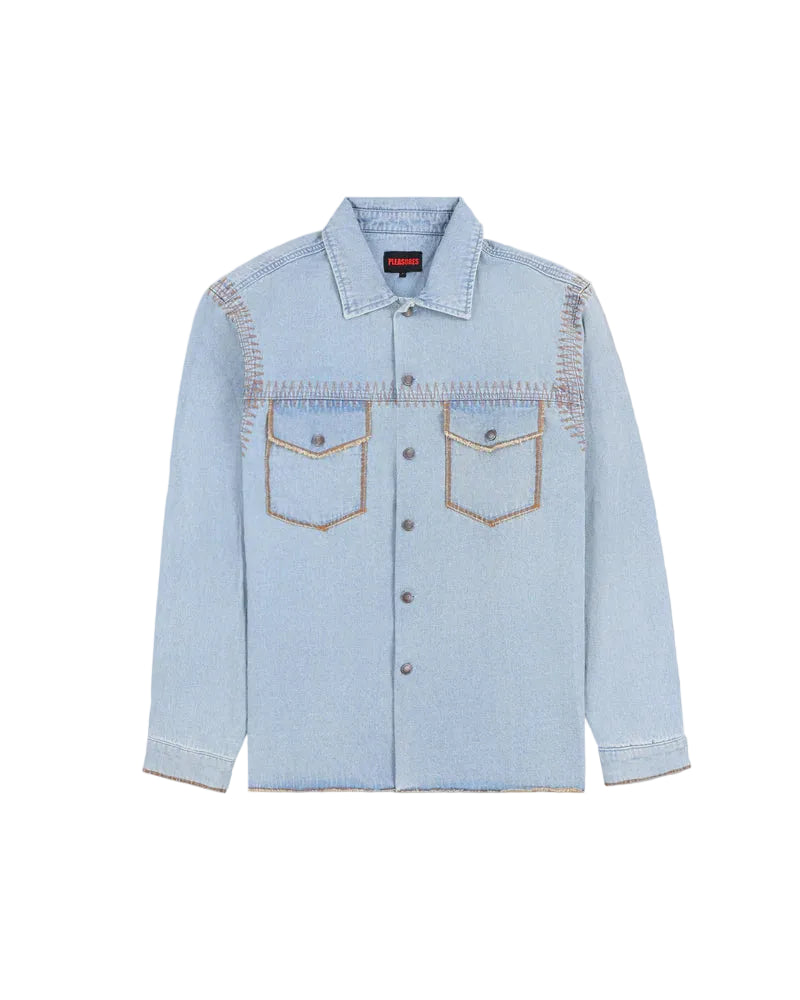 Fortress Denim Button Up | Washed Indigo
