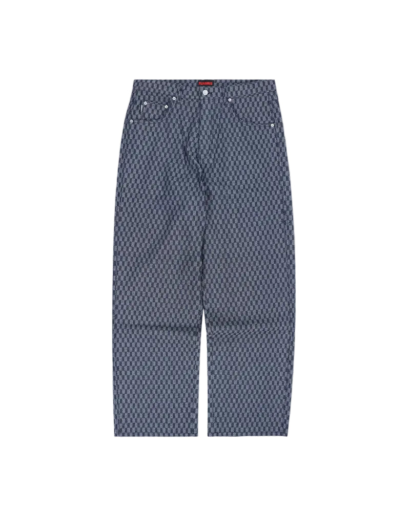 Formula Baggy Jeans | Indigo Checker