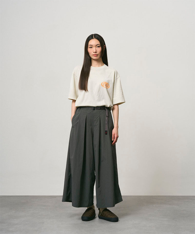 Nylon Flare Pant | Carbon
