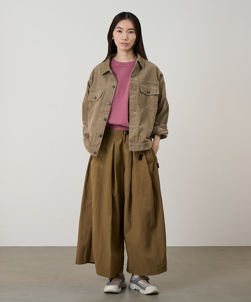 Nylon Flare Pant | Coyote