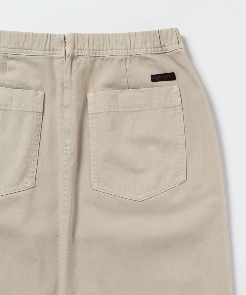 Long Baker Skirt | Sand Pigment