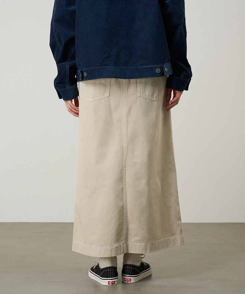 Long Baker Skirt | Sand Pigment