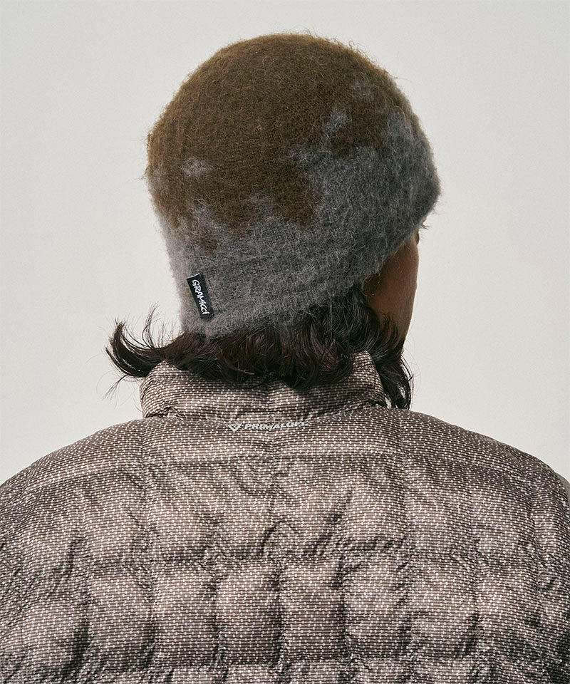 Mohair Splatter Beanie | Slate Splatter
