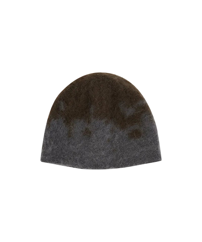 Mohair Splatter Beanie | Slate Splatter