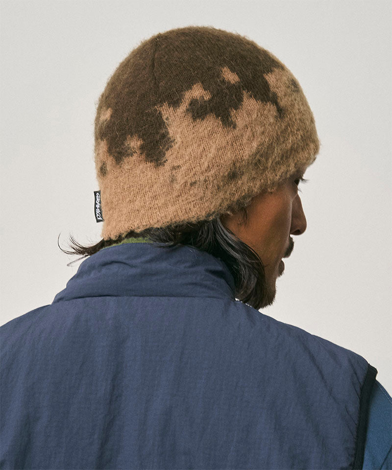 Mohair Splatter Beanie | Taupe Splatter