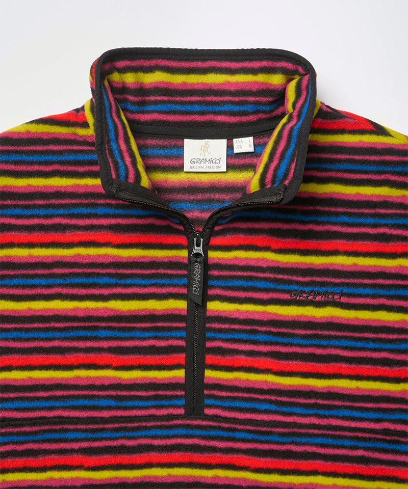 Thermal Fleece Pullover | Multi-stripe